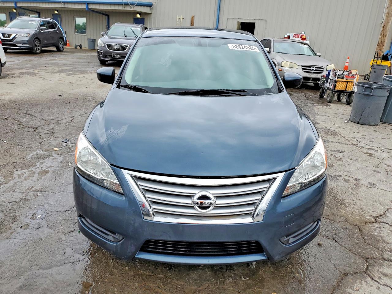 2013 Nissan Sentra S Синий vin: 3N1AB7AP5DL779250
