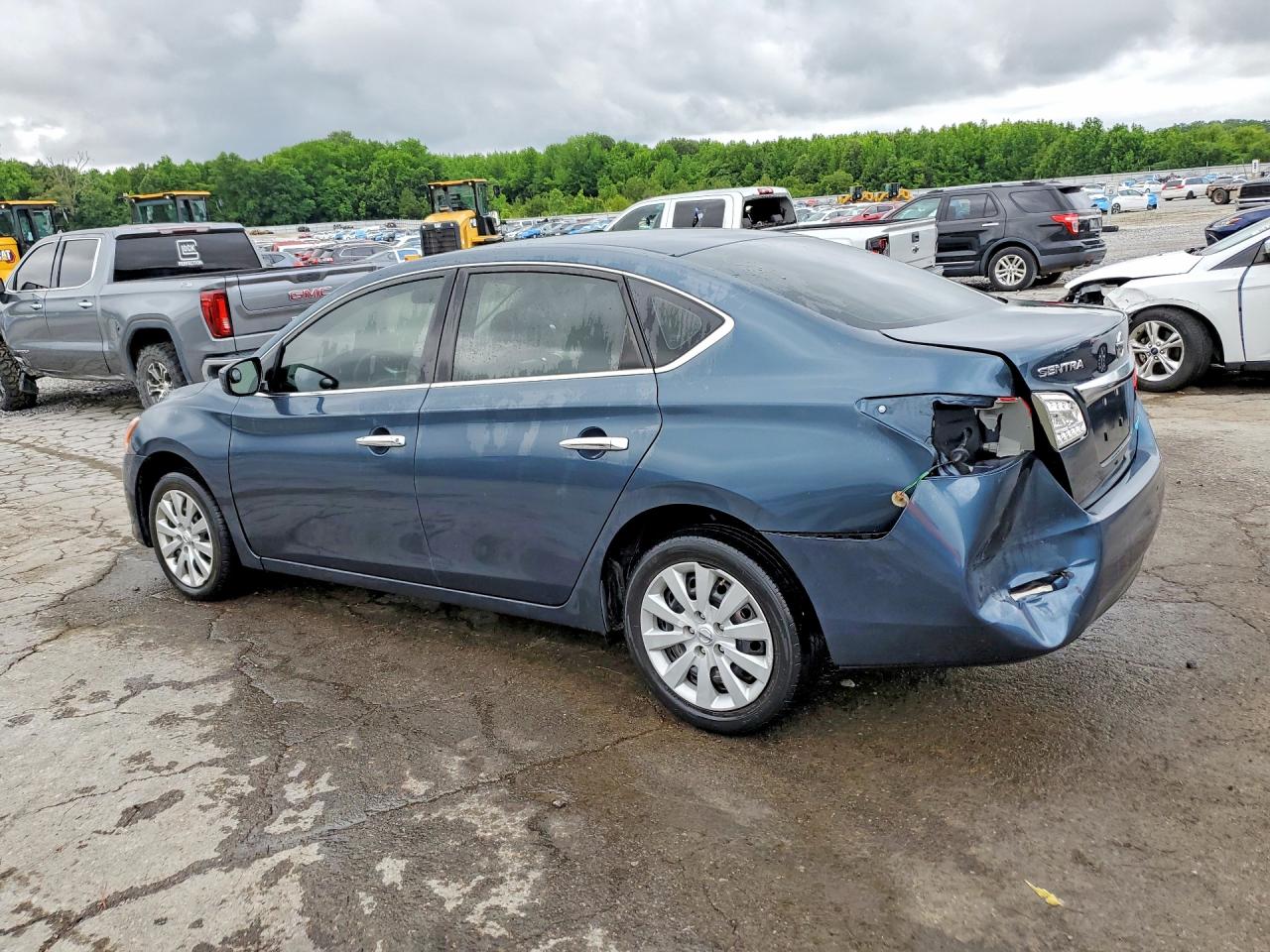 2013 Nissan Sentra S Синий vin: 3N1AB7AP5DL779250