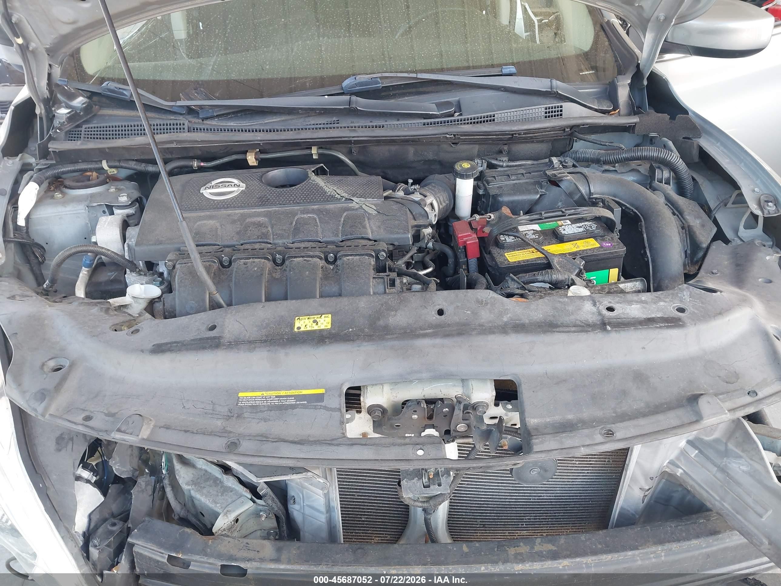 2013 Nissan Sentra Sr Серый vin: 3N1AB7AP5DL781242