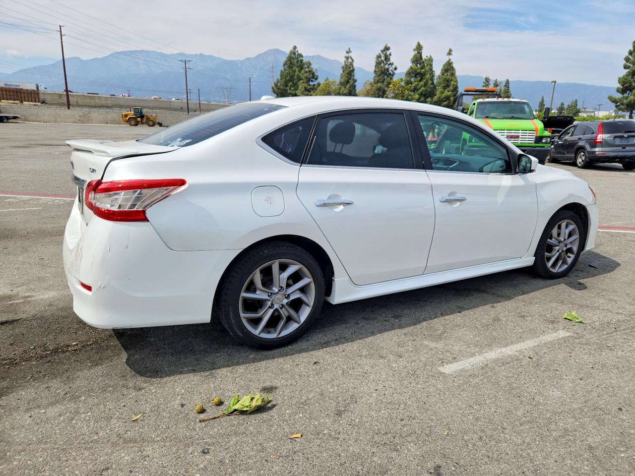 2013 Nissan Sentra S White vin: 3N1AB7AP5DL785923