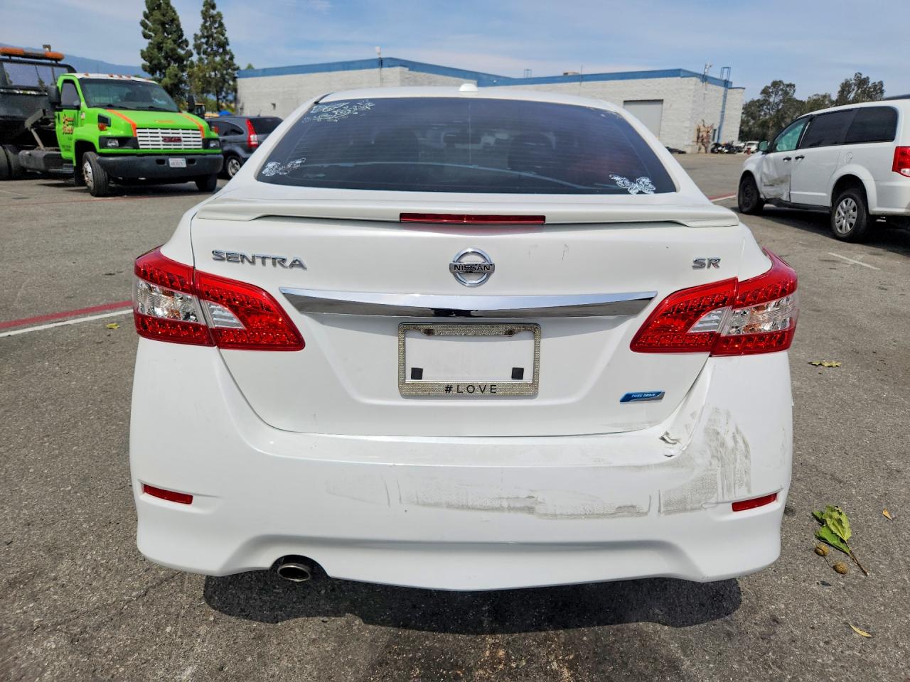 2013 Nissan Sentra S White vin: 3N1AB7AP5DL785923