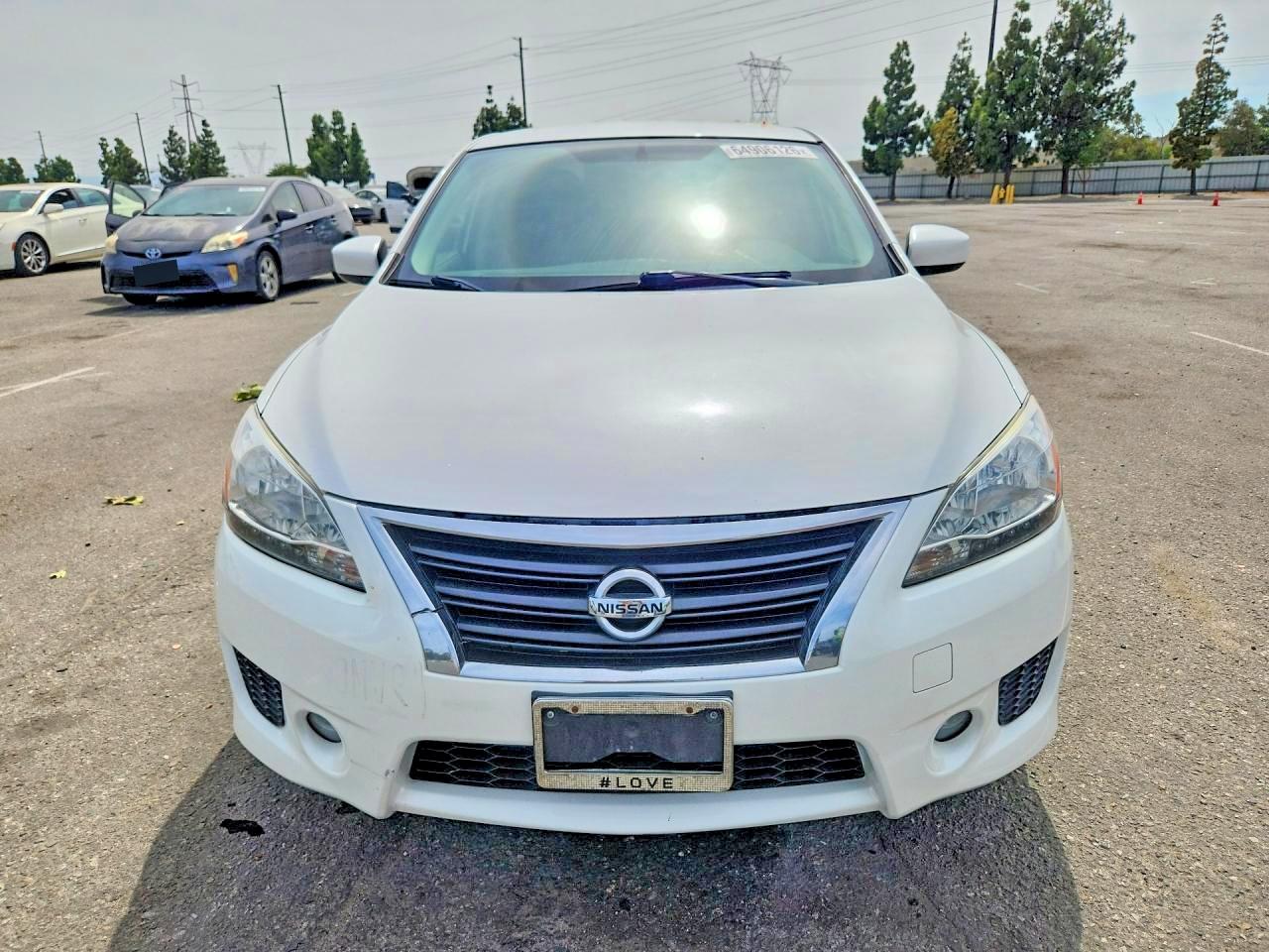 2013 Nissan Sentra S White vin: 3N1AB7AP5DL785923