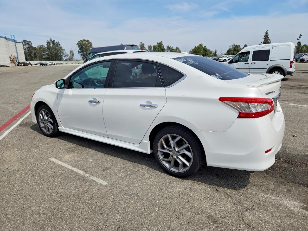 2013 Nissan Sentra S White vin: 3N1AB7AP5DL785923