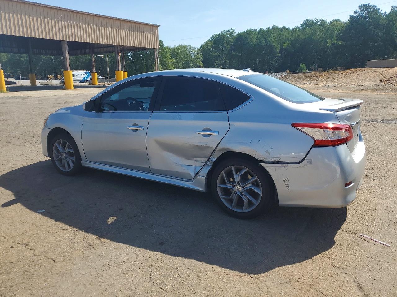 2013 Nissan Sentra S Silver vin: 3N1AB7AP5DL788935