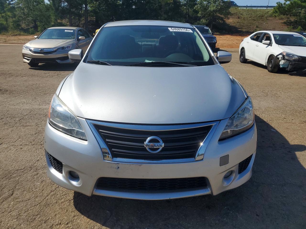 2013 Nissan Sentra S Silver vin: 3N1AB7AP5DL788935