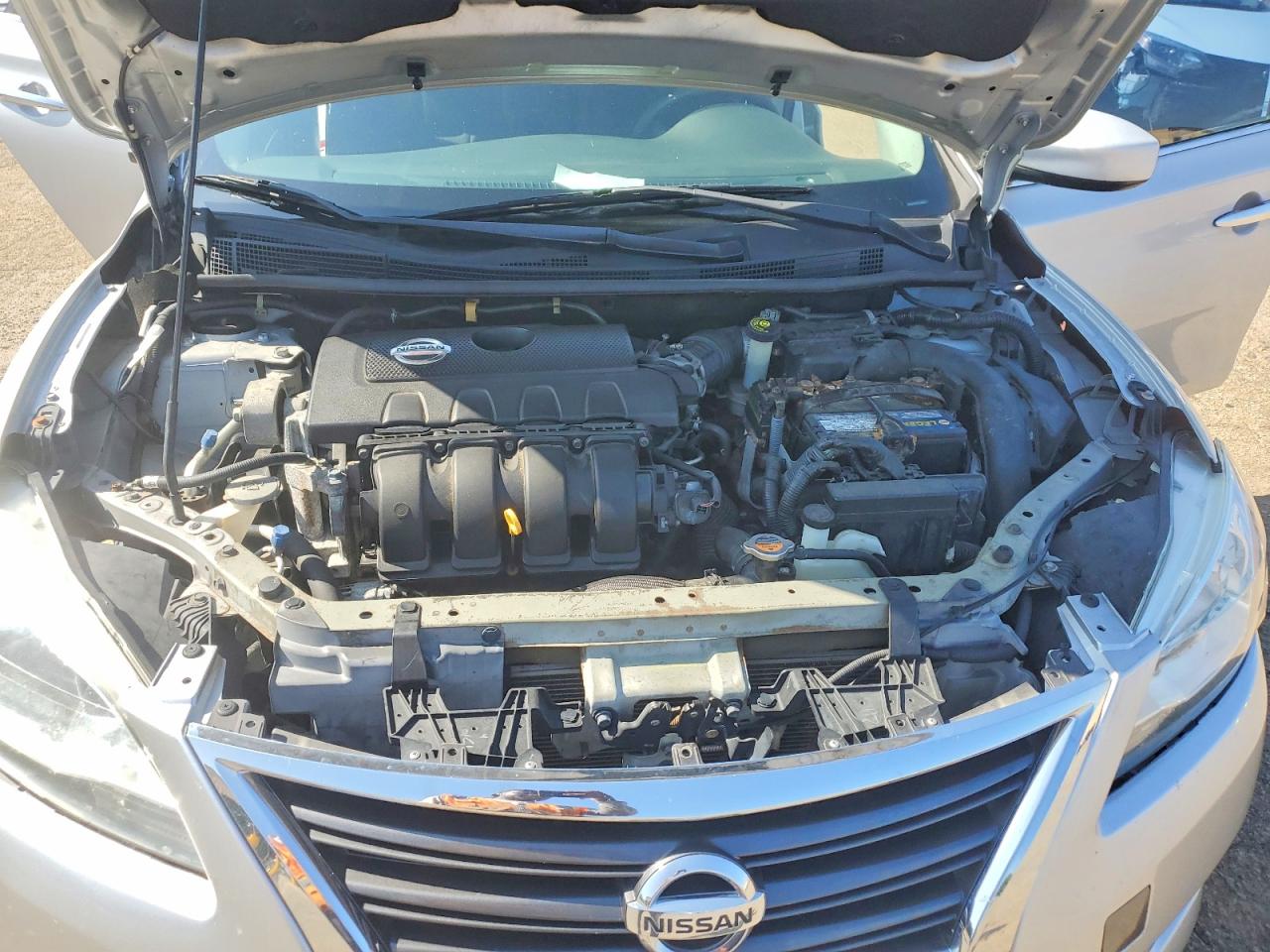 2013 Nissan Sentra S Silver vin: 3N1AB7AP5DL788935