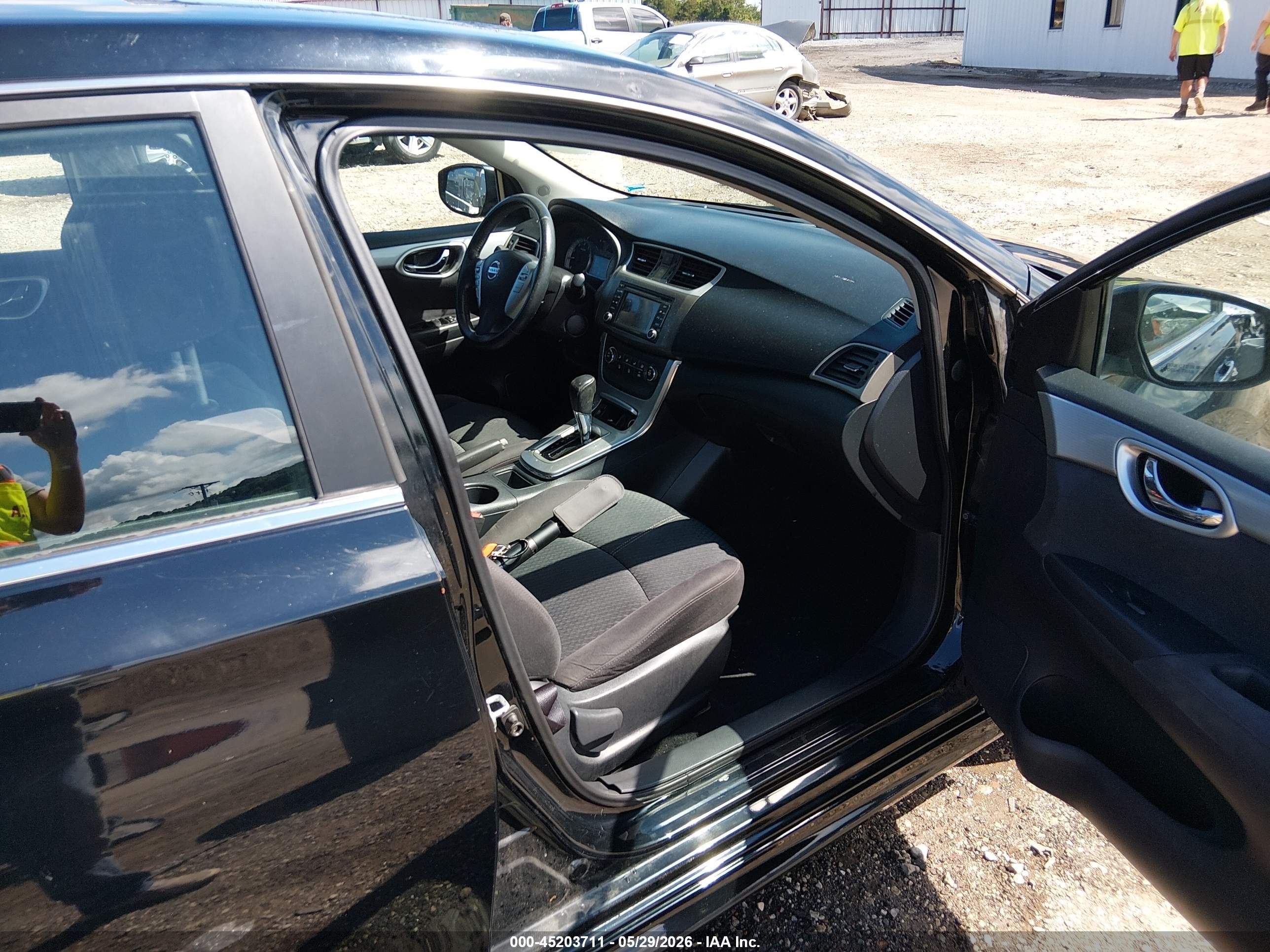 2013 Nissan Sentra Sr Black vin: 3N1AB7AP5DL791995