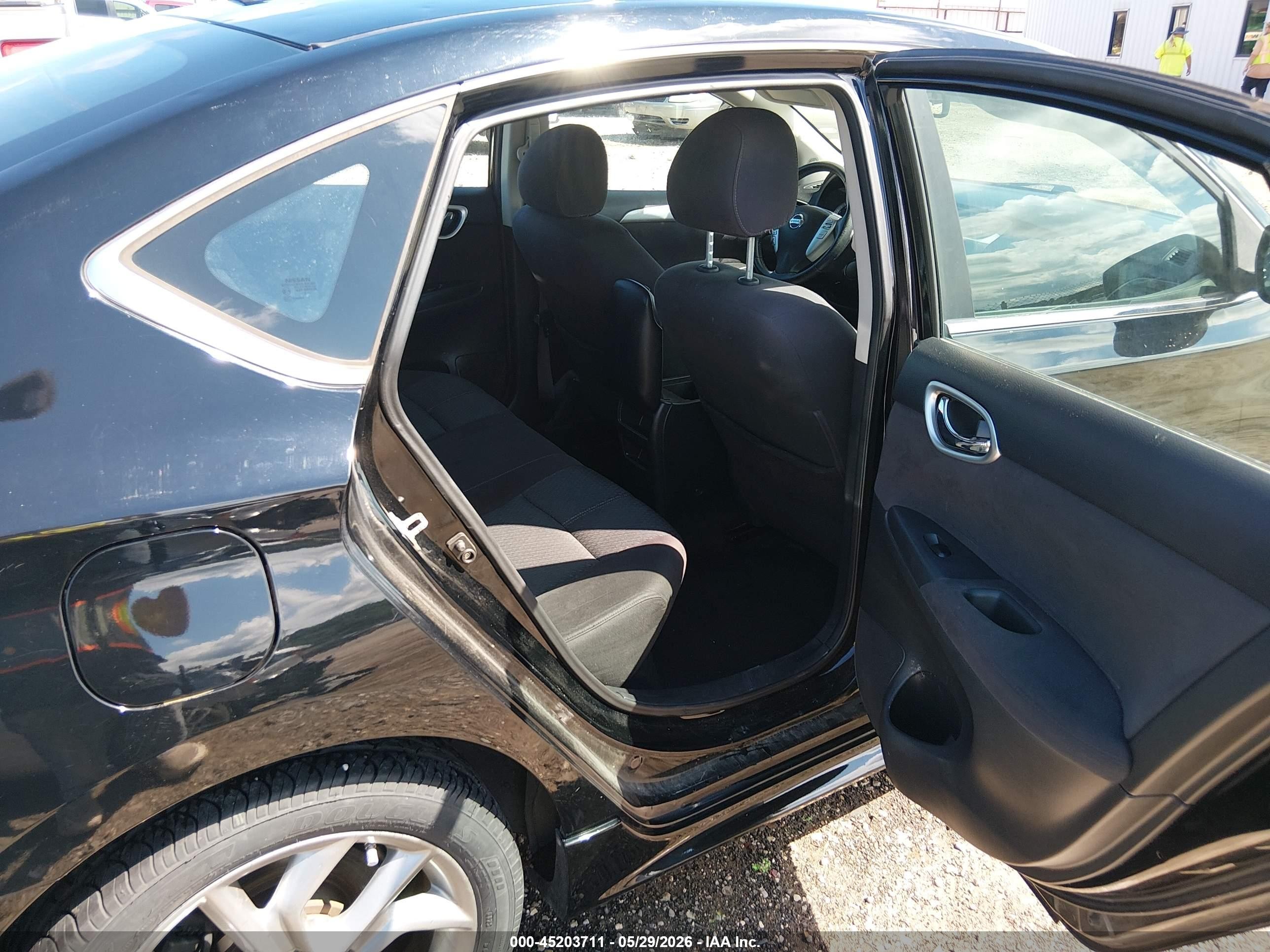 2013 Nissan Sentra Sr Black vin: 3N1AB7AP5DL791995
