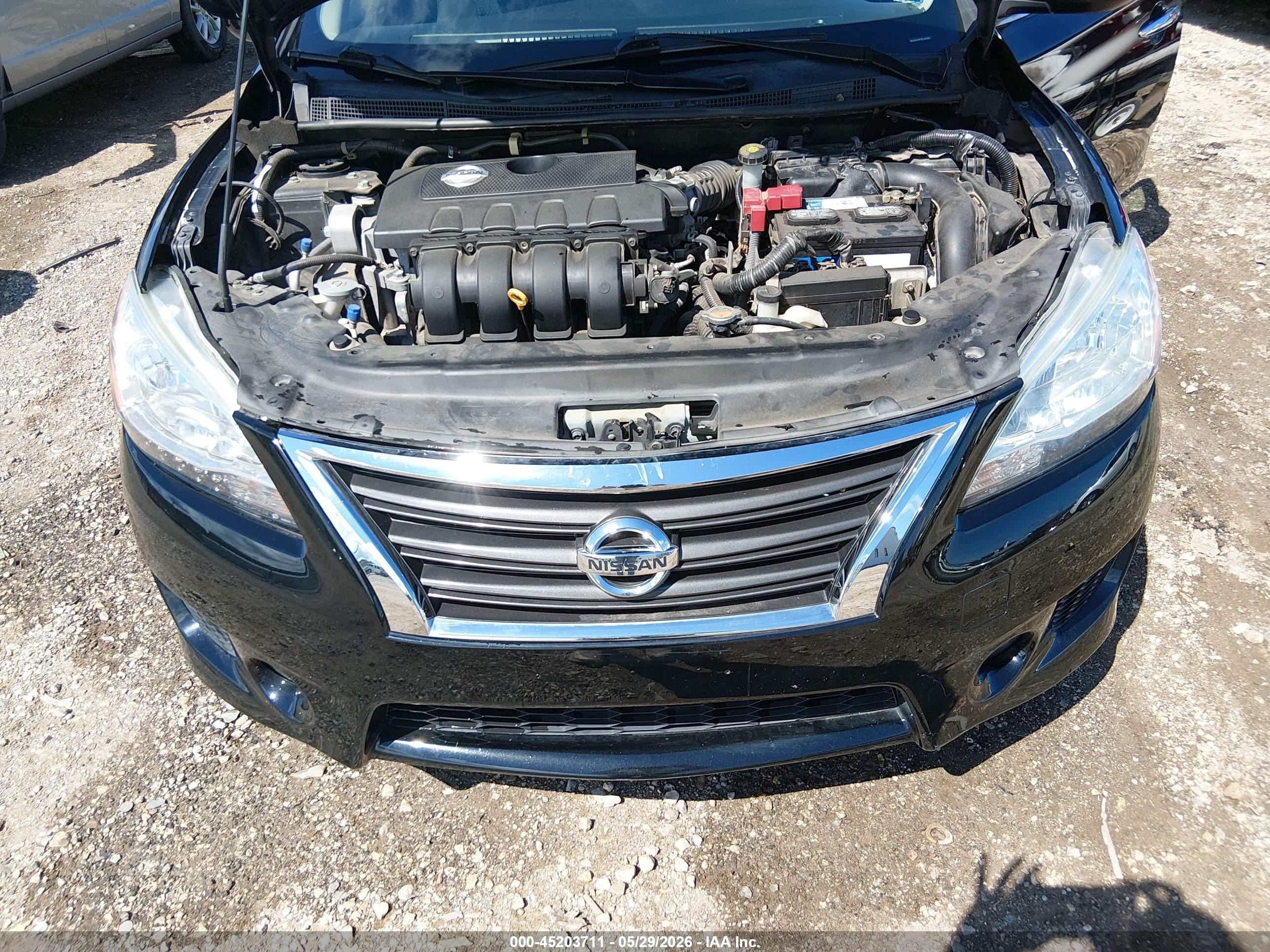 2013 Nissan Sentra Sr Black vin: 3N1AB7AP5DL791995
