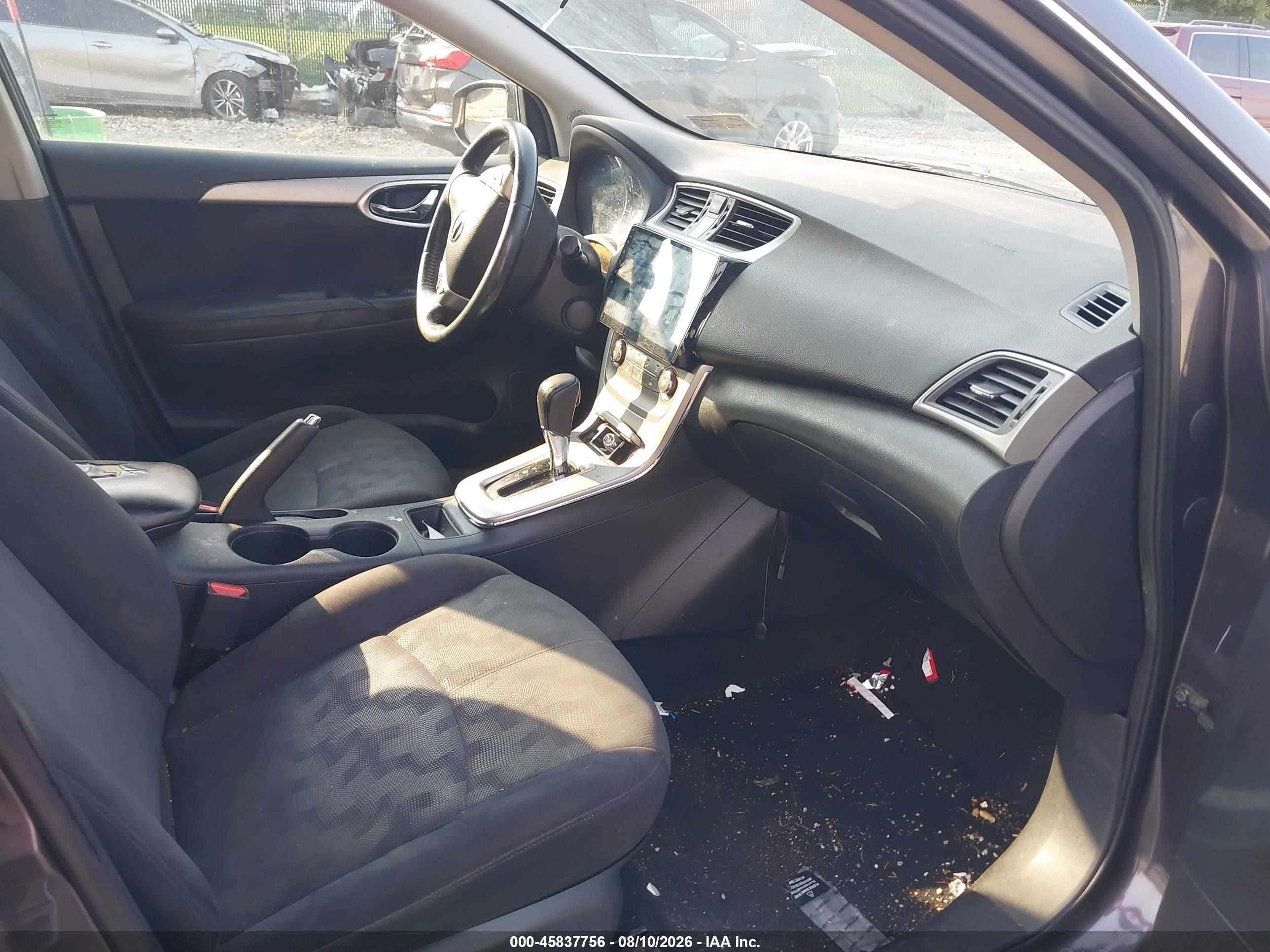 2013 Nissan Sentra Sv Gray vin: 3N1AB7AP5DL798834