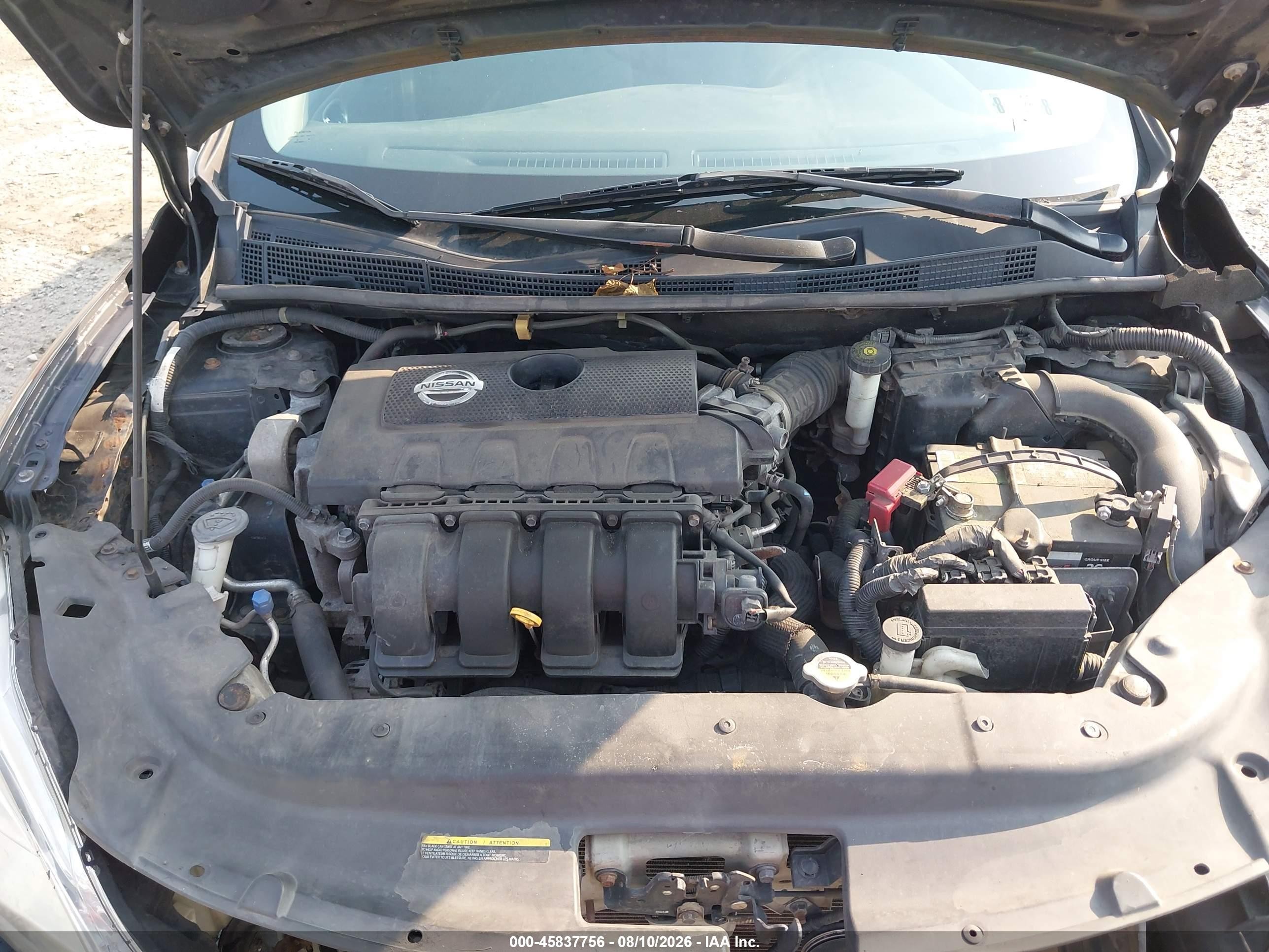 2013 Nissan Sentra Sv Gray vin: 3N1AB7AP5DL798834