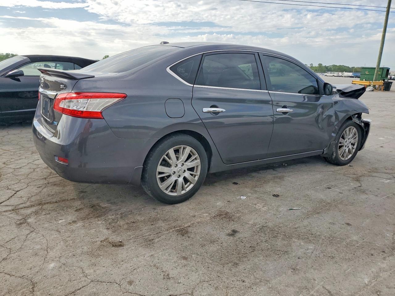 2014 Nissan Sentra Sl Gray vin: 3N1AB7AP5EL608807