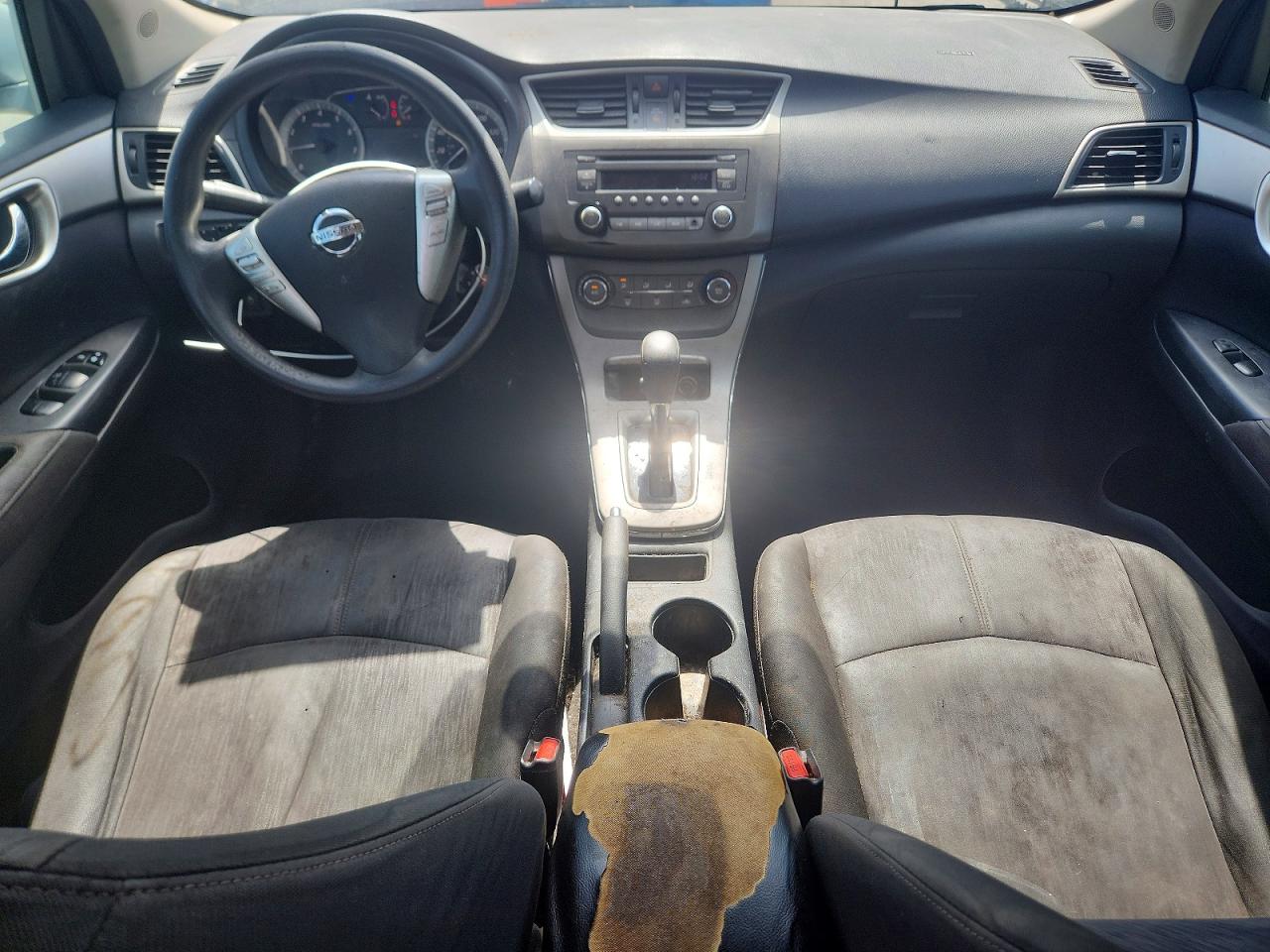2014 Nissan Sentra Sv Gray vin: 3N1AB7AP5EL617863