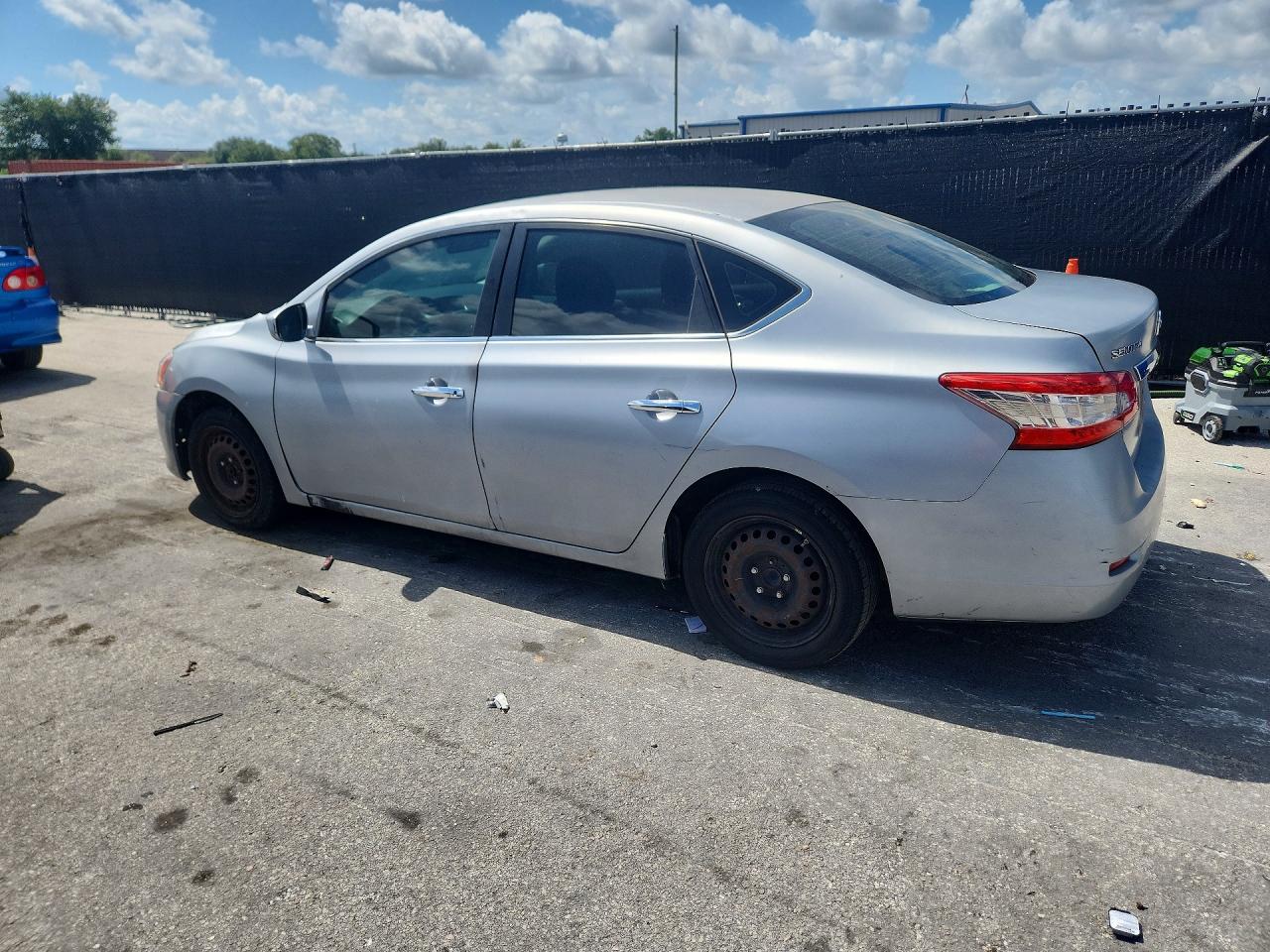 2014 Nissan Sentra Sv Gray vin: 3N1AB7AP5EL617863