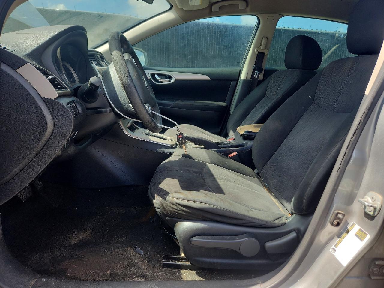 2014 Nissan Sentra Sv Gray vin: 3N1AB7AP5EL617863