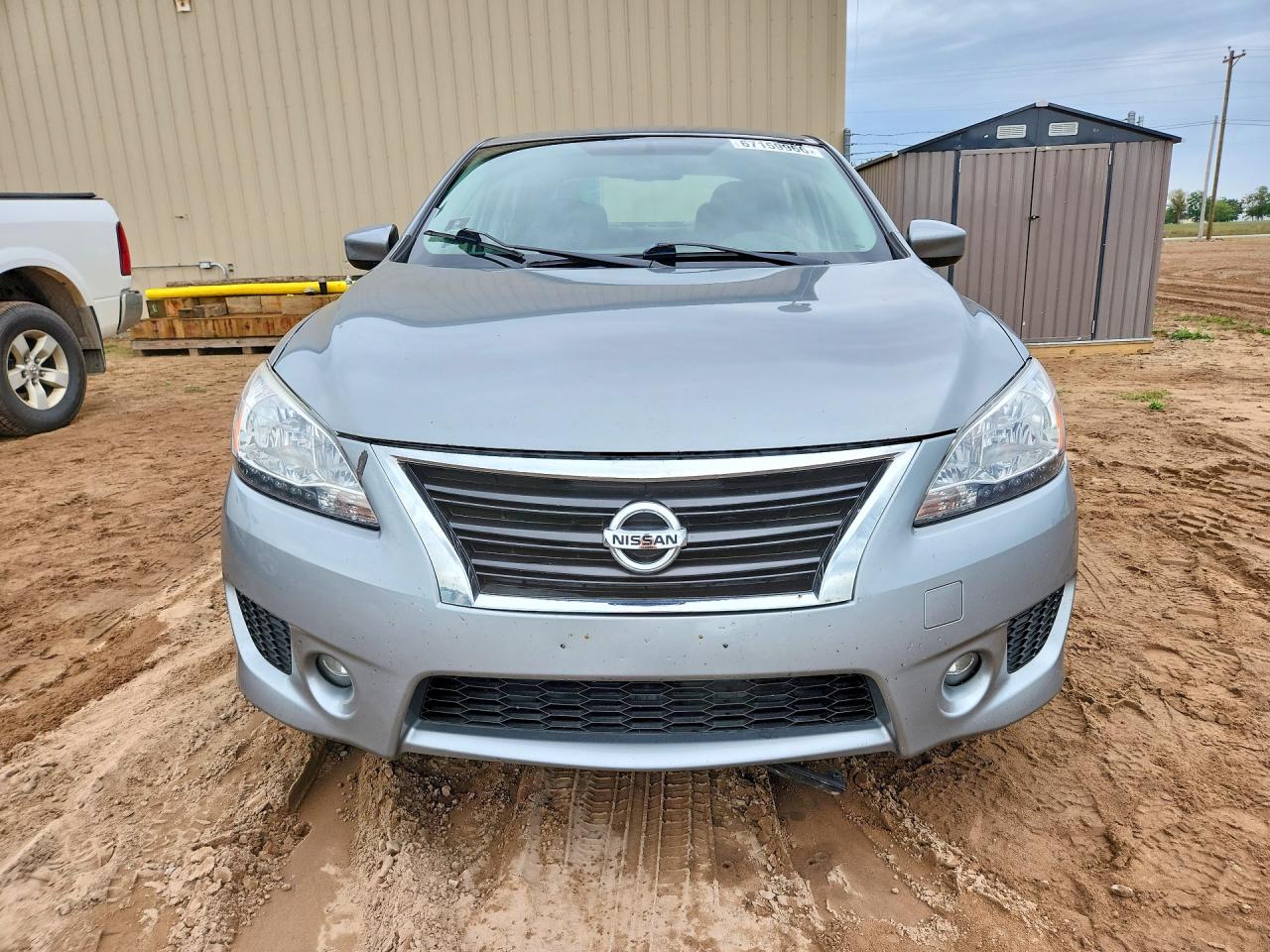 2014 Nissan Sentra Sr Silver vin: 3N1AB7AP5EL627339