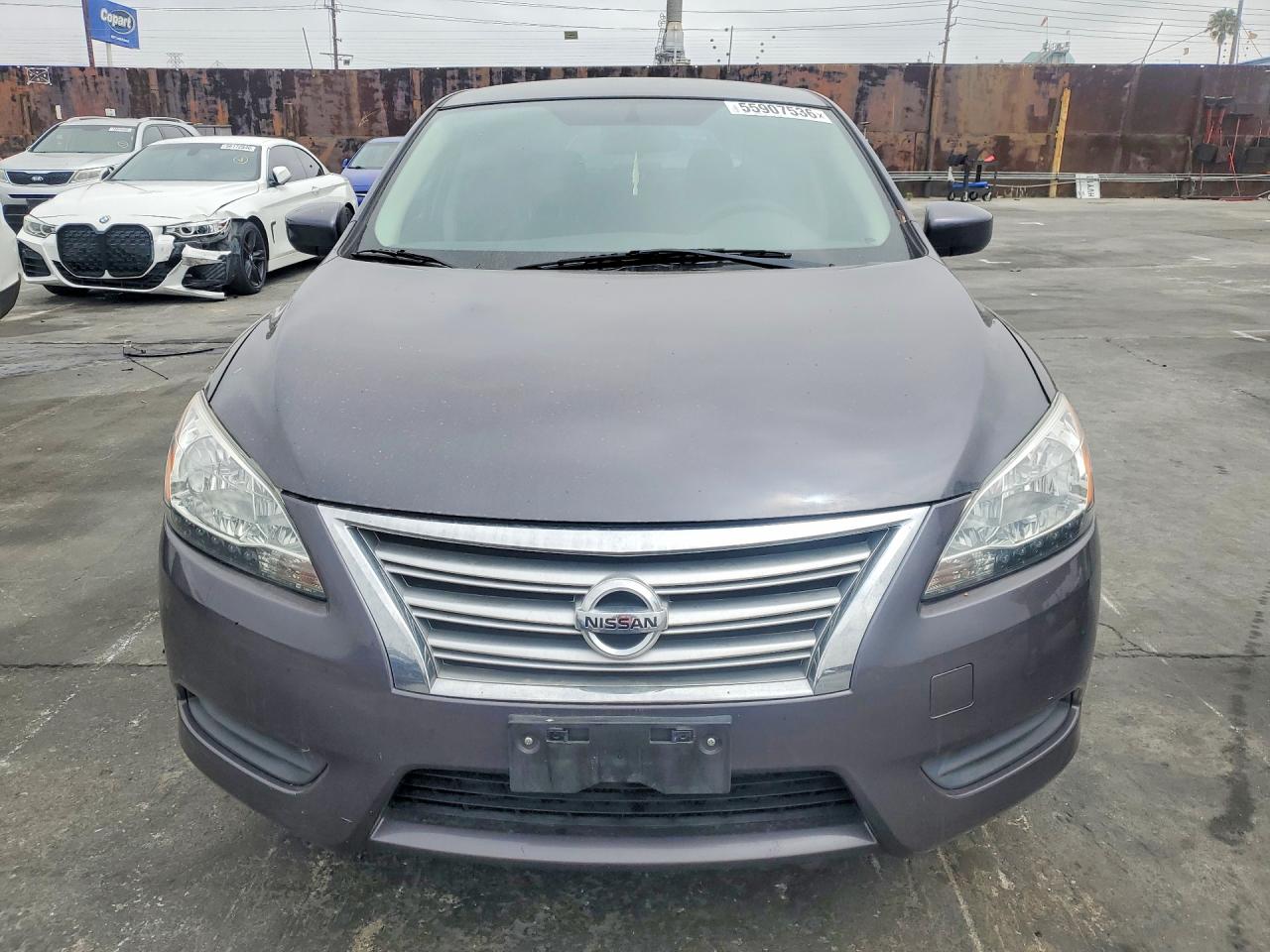 2014 Nissan Sentra Sv Gray vin: 3N1AB7AP5EL633495
