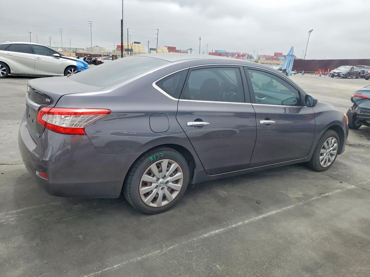 2014 Nissan Sentra Sv Gray vin: 3N1AB7AP5EL633495