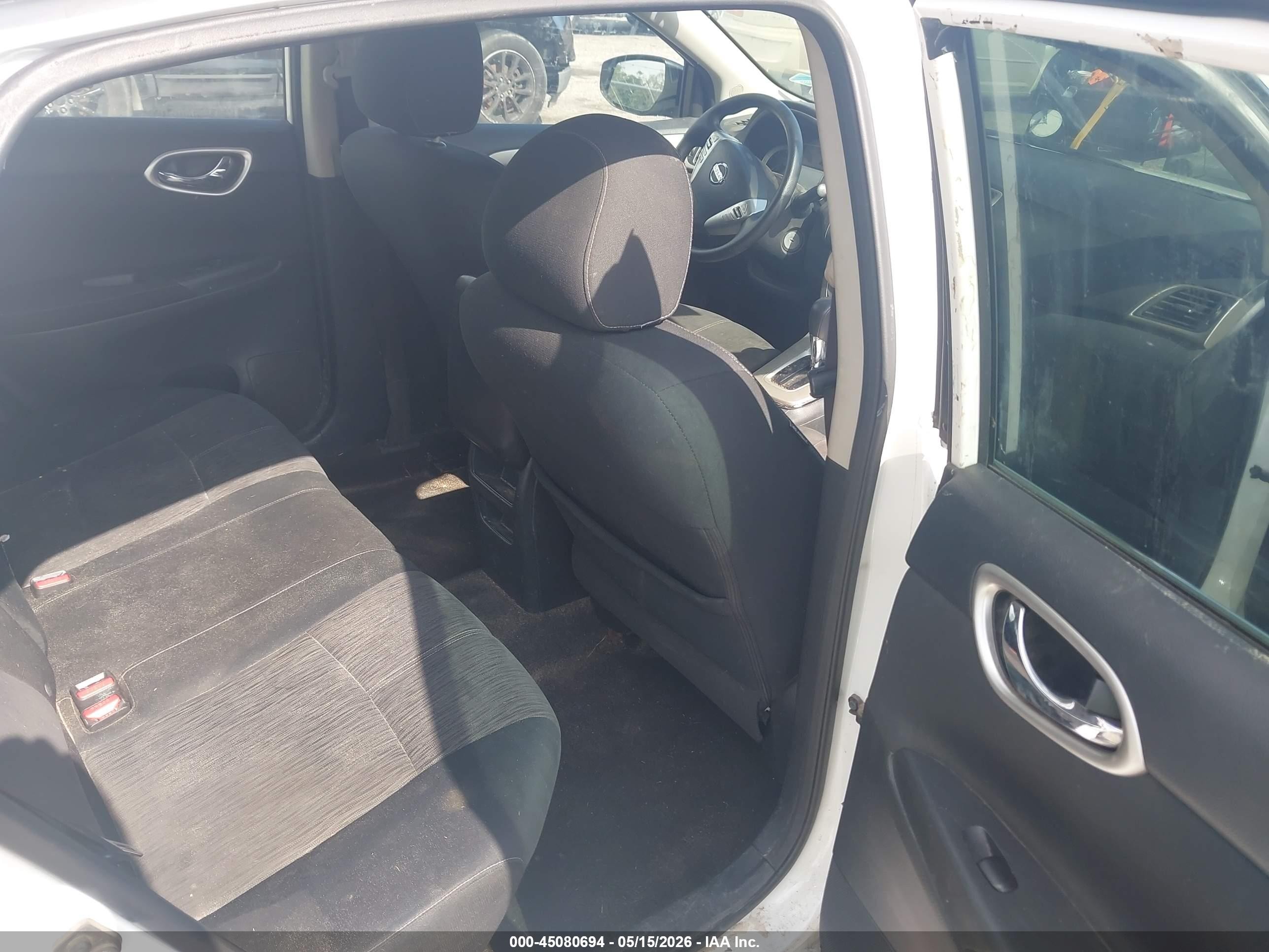 2014 Nissan Sentra Fe+ S/fe+ Sv/s/sl/sr/sv Белый vin: 3N1AB7AP5EL638616