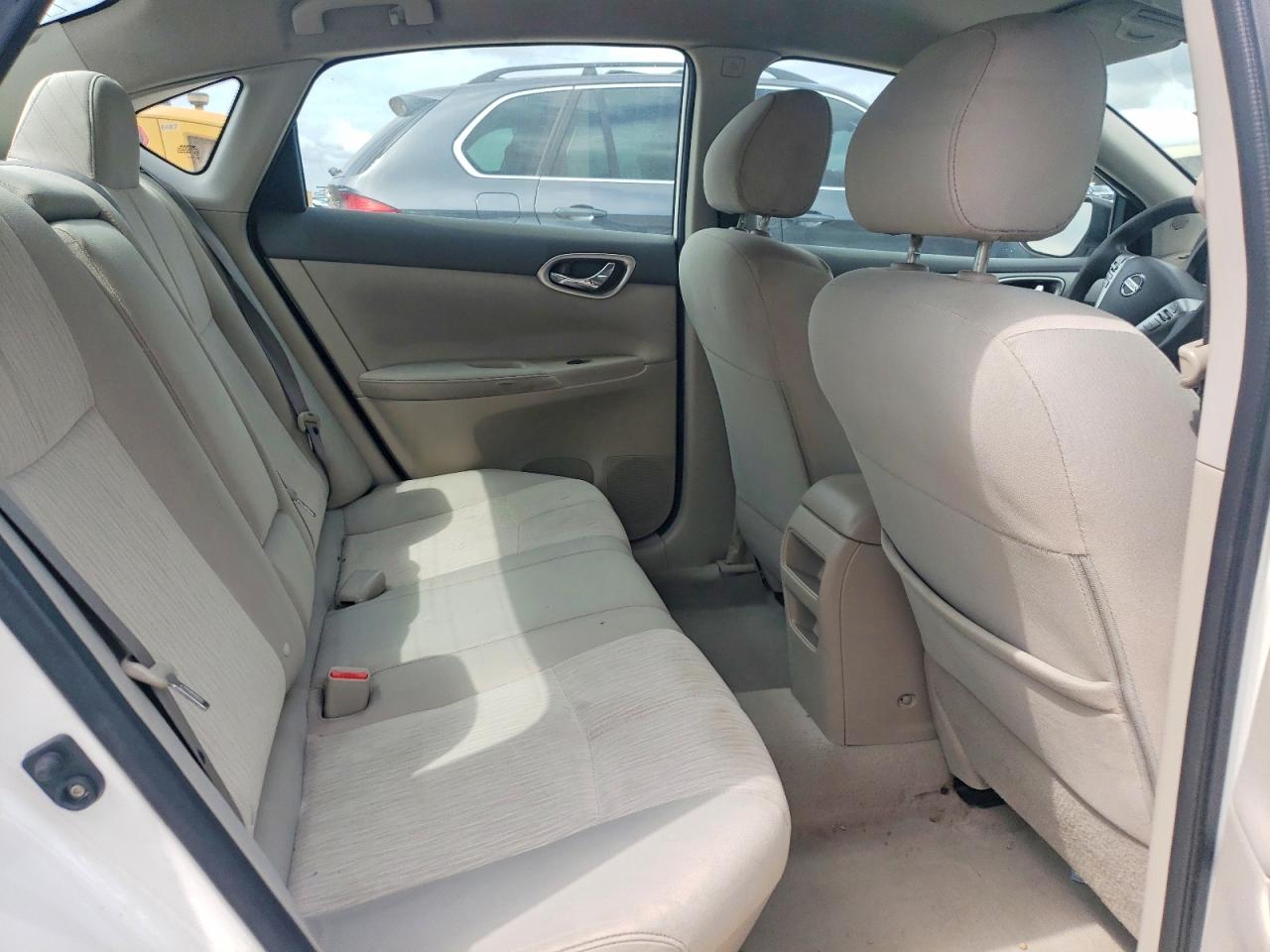 2014 Nissan Sentra Sv White vin: 3N1AB7AP5EL641547