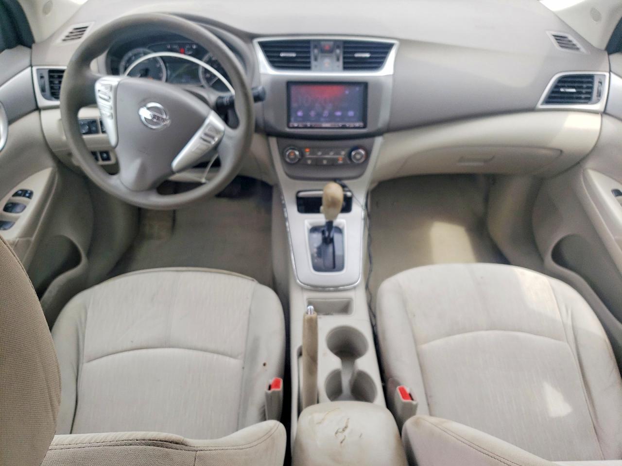 2014 Nissan Sentra Sv White vin: 3N1AB7AP5EL641547