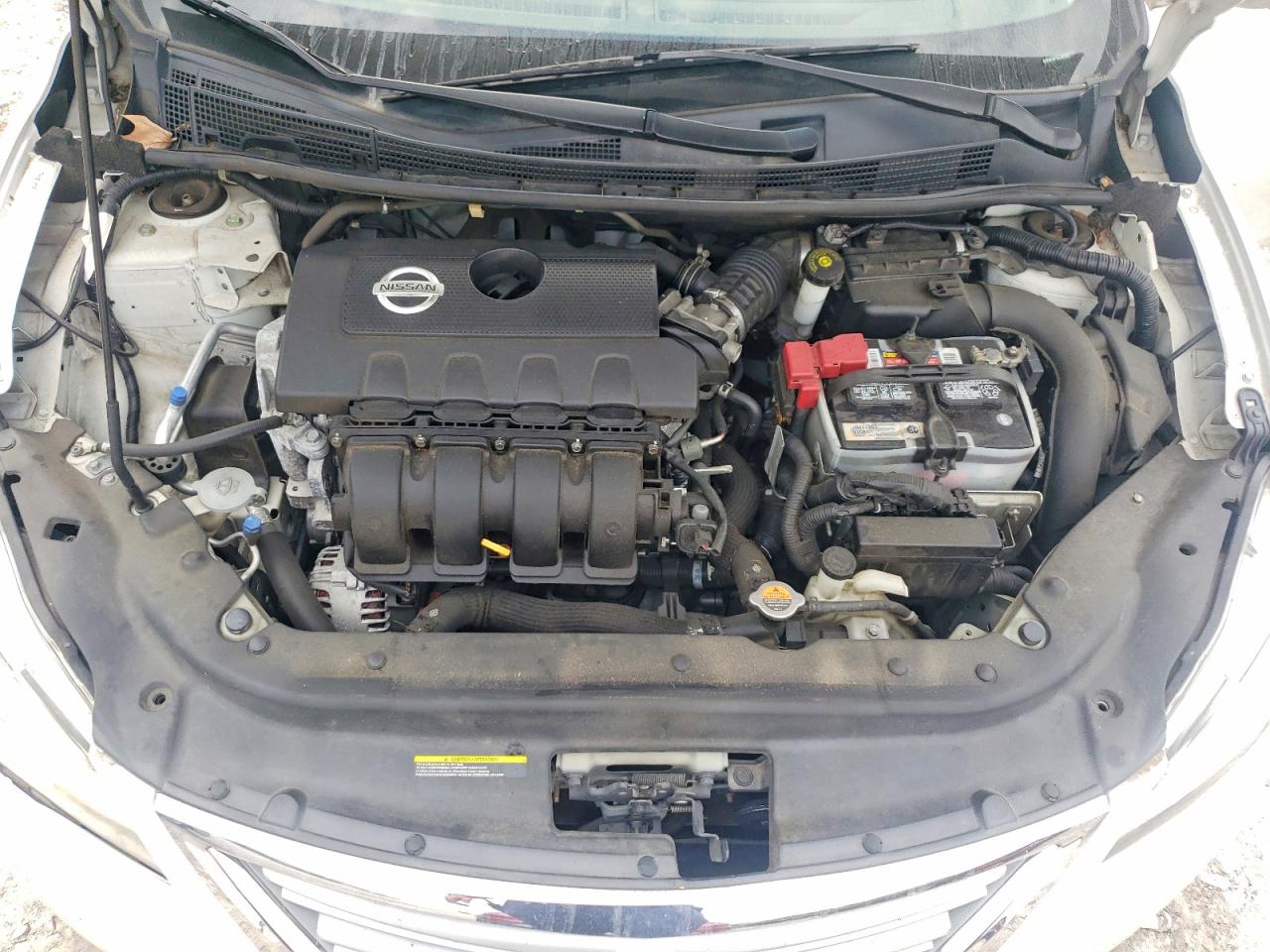 2014 Nissan Sentra Sv White vin: 3N1AB7AP5EL641547