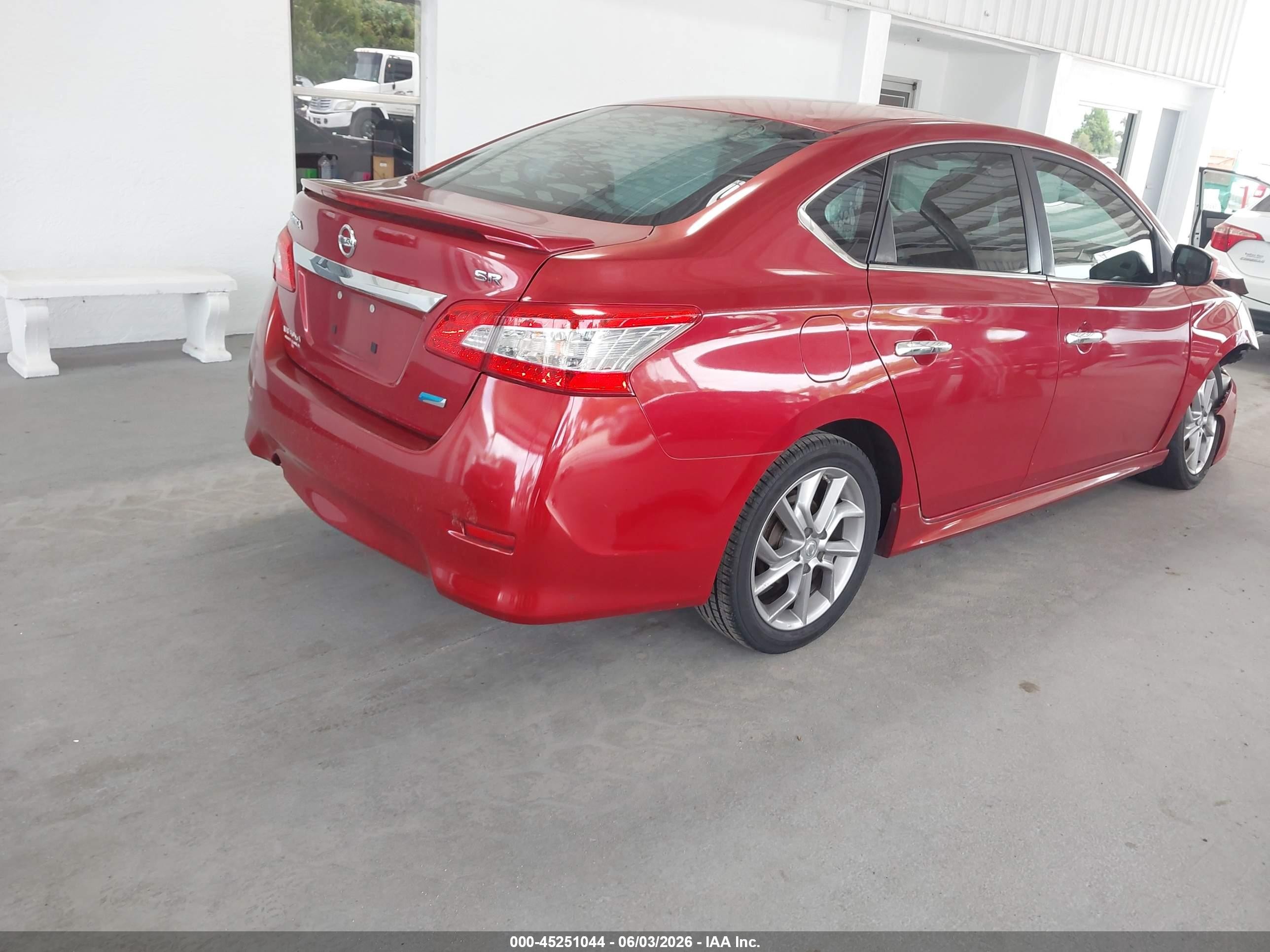 2014 Nissan Sentra Sr Red vin: 3N1AB7AP5EL643105