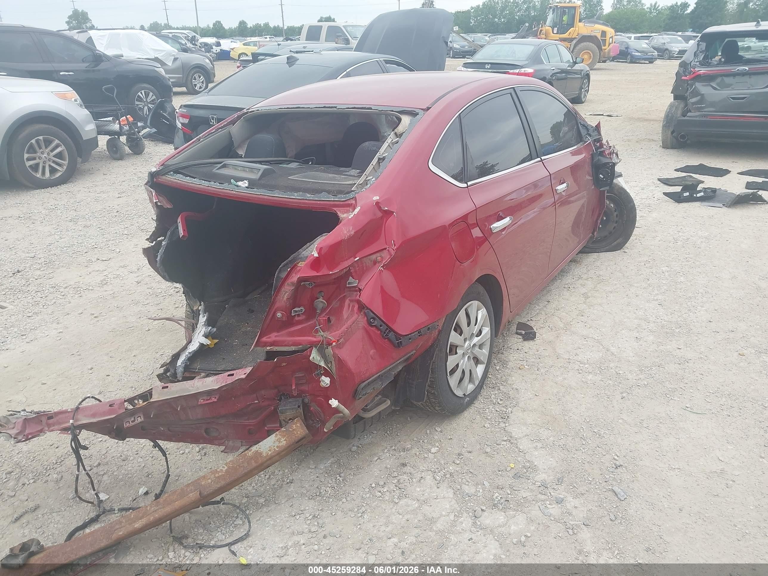 2014 Nissan Sentra Fe+ S/fe+ Sv/s/sl/sr/sv Черный vin: 3N1AB7AP5EL646117