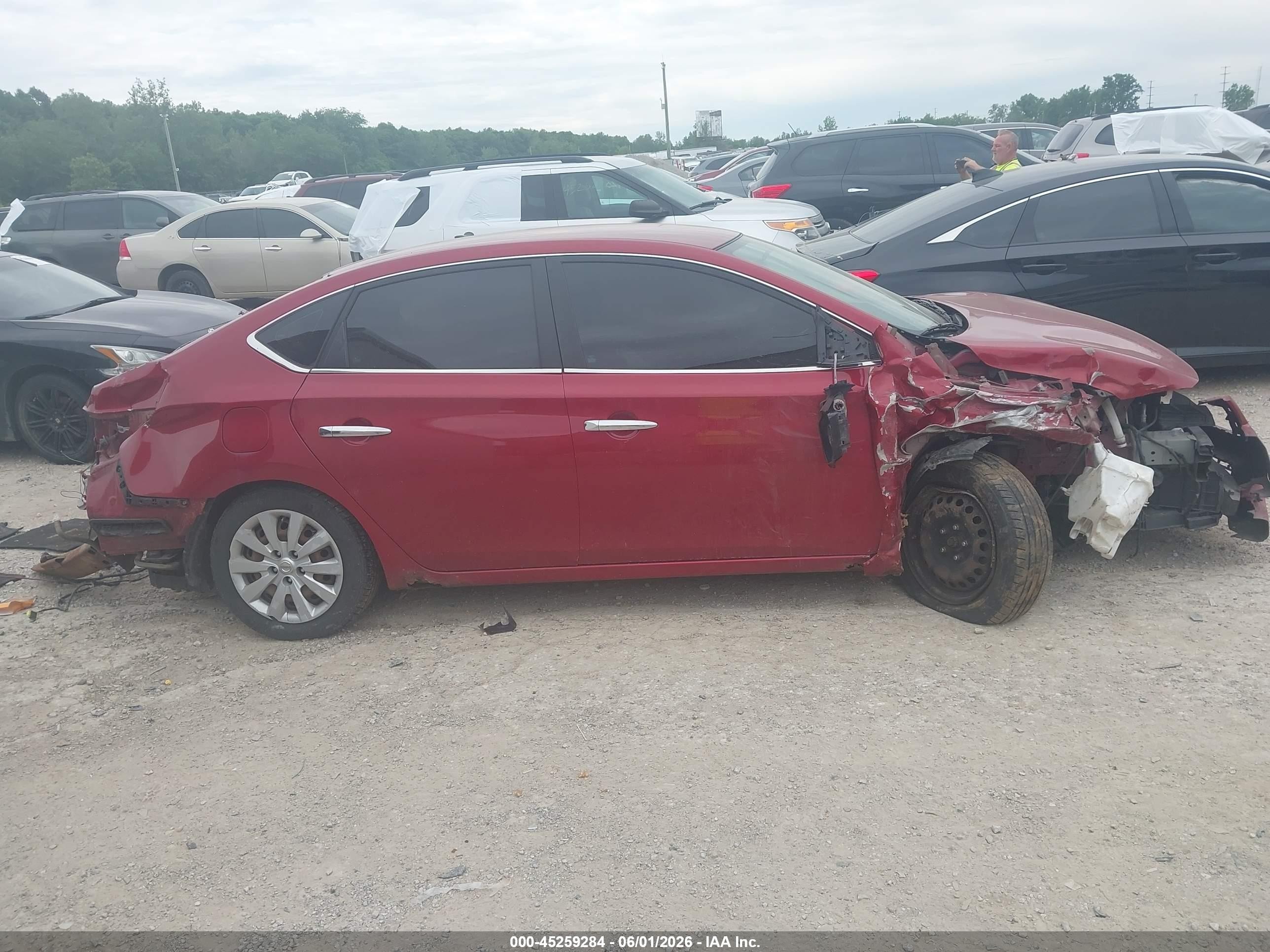 2014 Nissan Sentra Fe+ S/fe+ Sv/s/sl/sr/sv Черный vin: 3N1AB7AP5EL646117