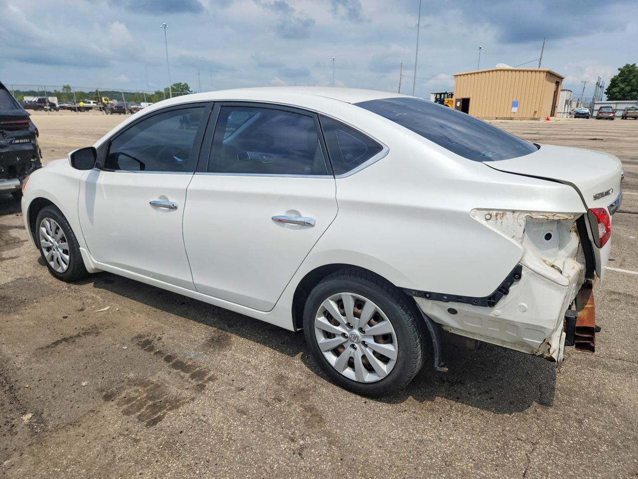2014 Nissan Sentra Sv Белый vin: 3N1AB7AP5EL647512