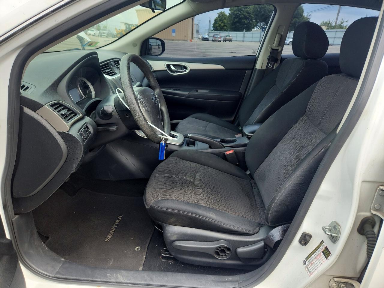 2014 Nissan Sentra Sv Белый vin: 3N1AB7AP5EL647512