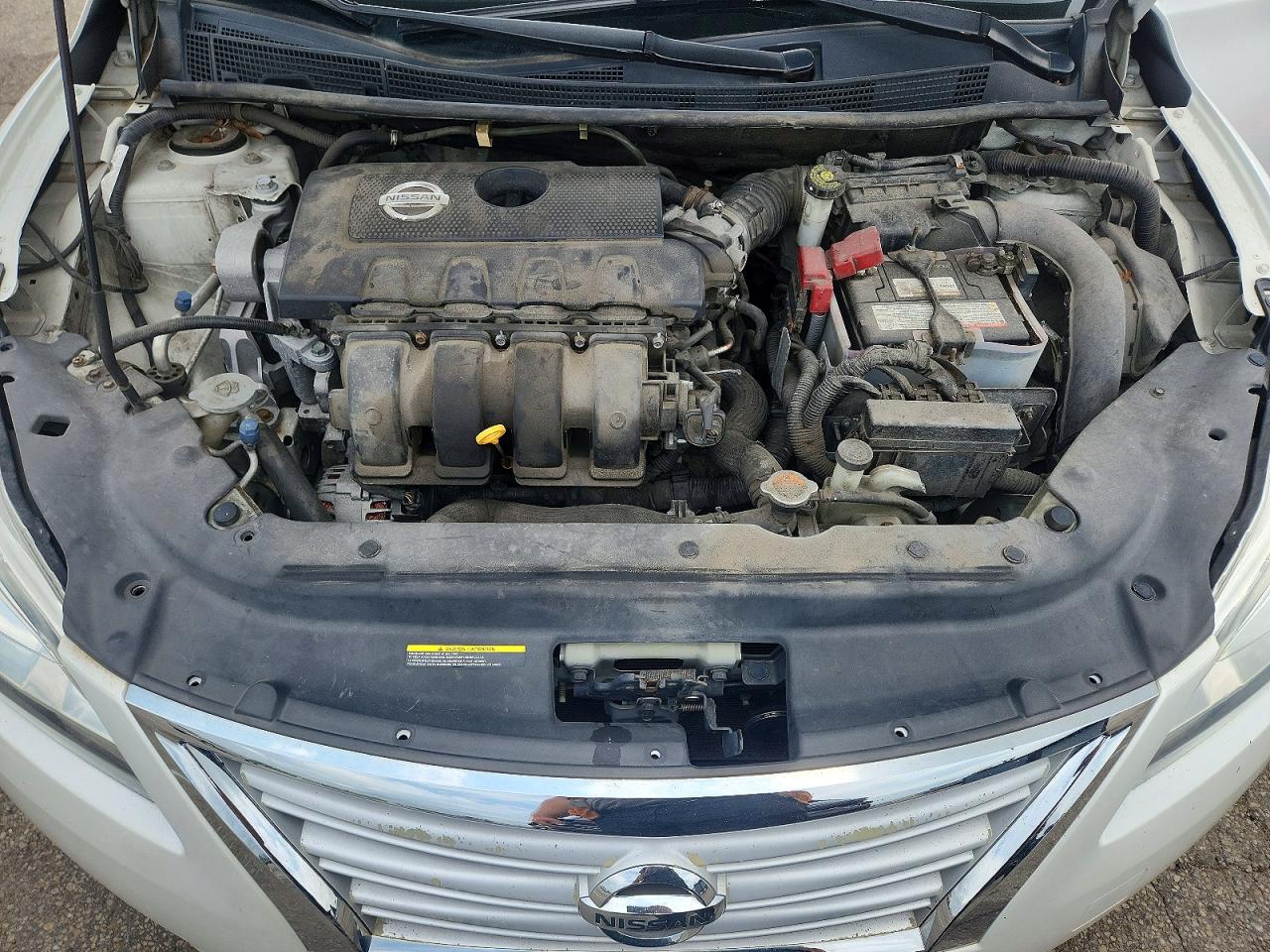 2014 Nissan Sentra Sv Белый vin: 3N1AB7AP5EL647512