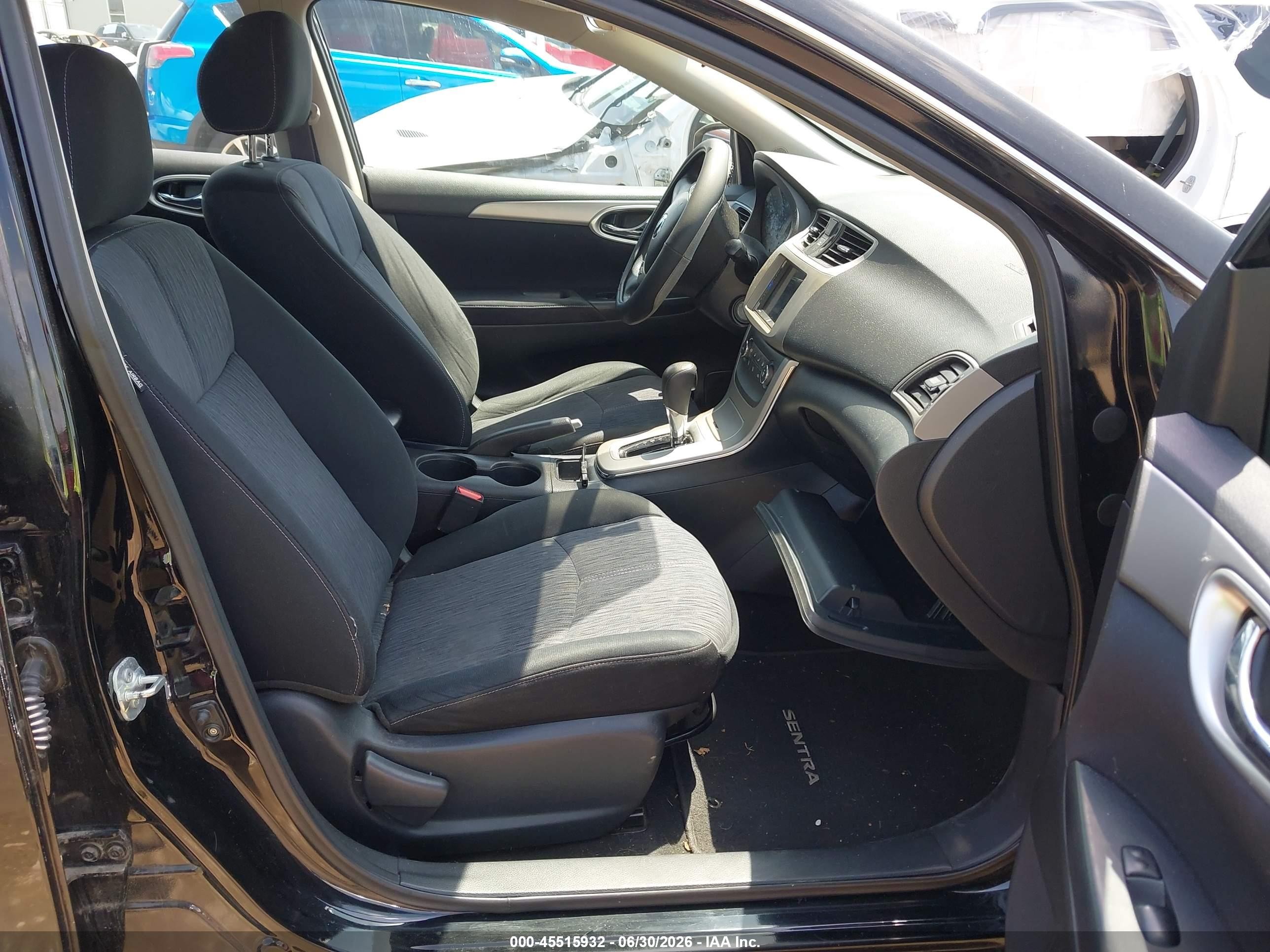 2014 Nissan Sentra Sv Black vin: 3N1AB7AP5EL658042