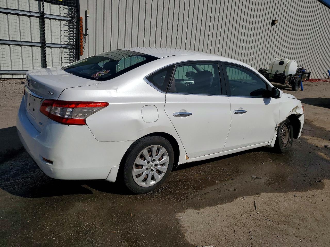 2014 Nissan Sentra Sv White vin: 3N1AB7AP5EL663354