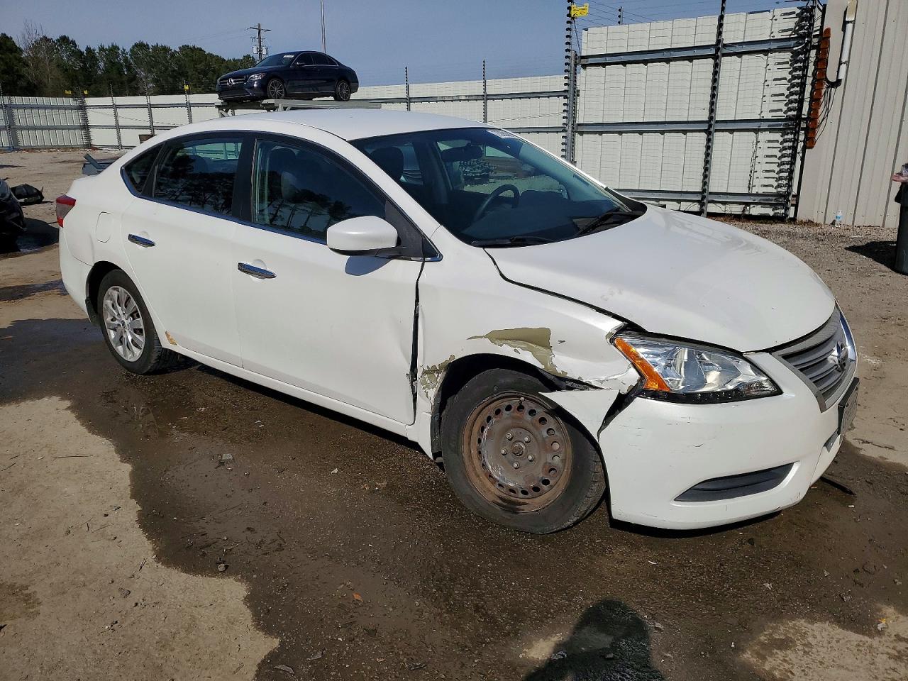 2014 Nissan Sentra Sv White vin: 3N1AB7AP5EL663354