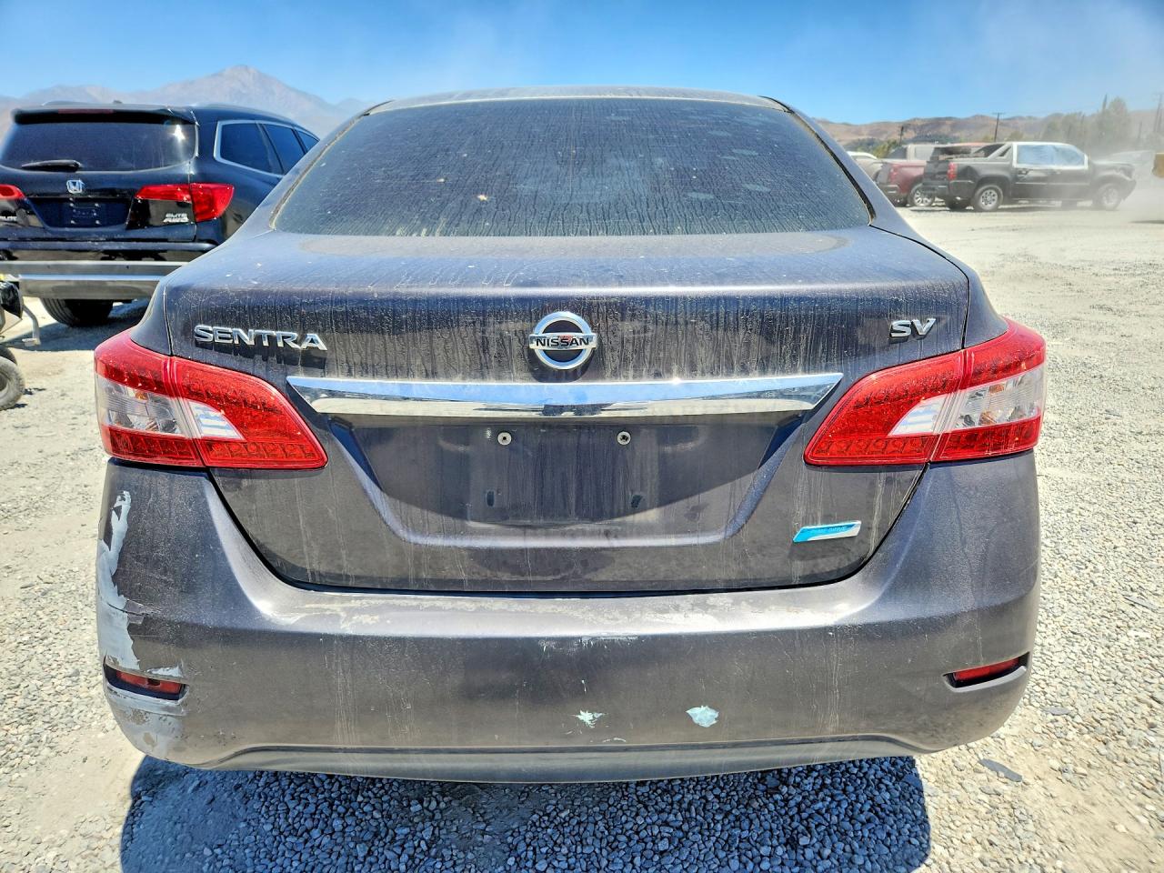 2014 Nissan Sentra Sv Gray vin: 3N1AB7AP5EL671521