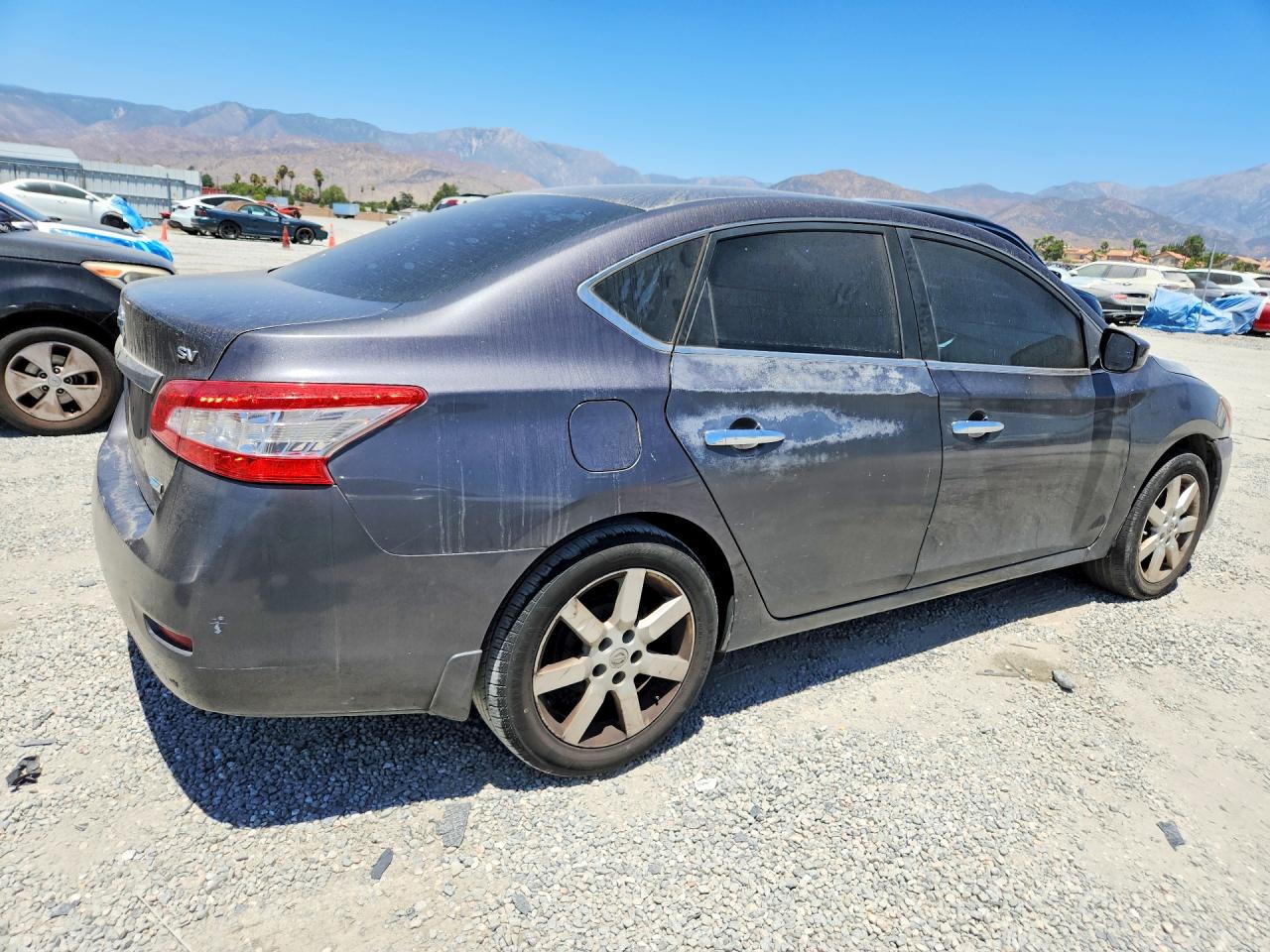 2014 Nissan Sentra Sv Gray vin: 3N1AB7AP5EL671521