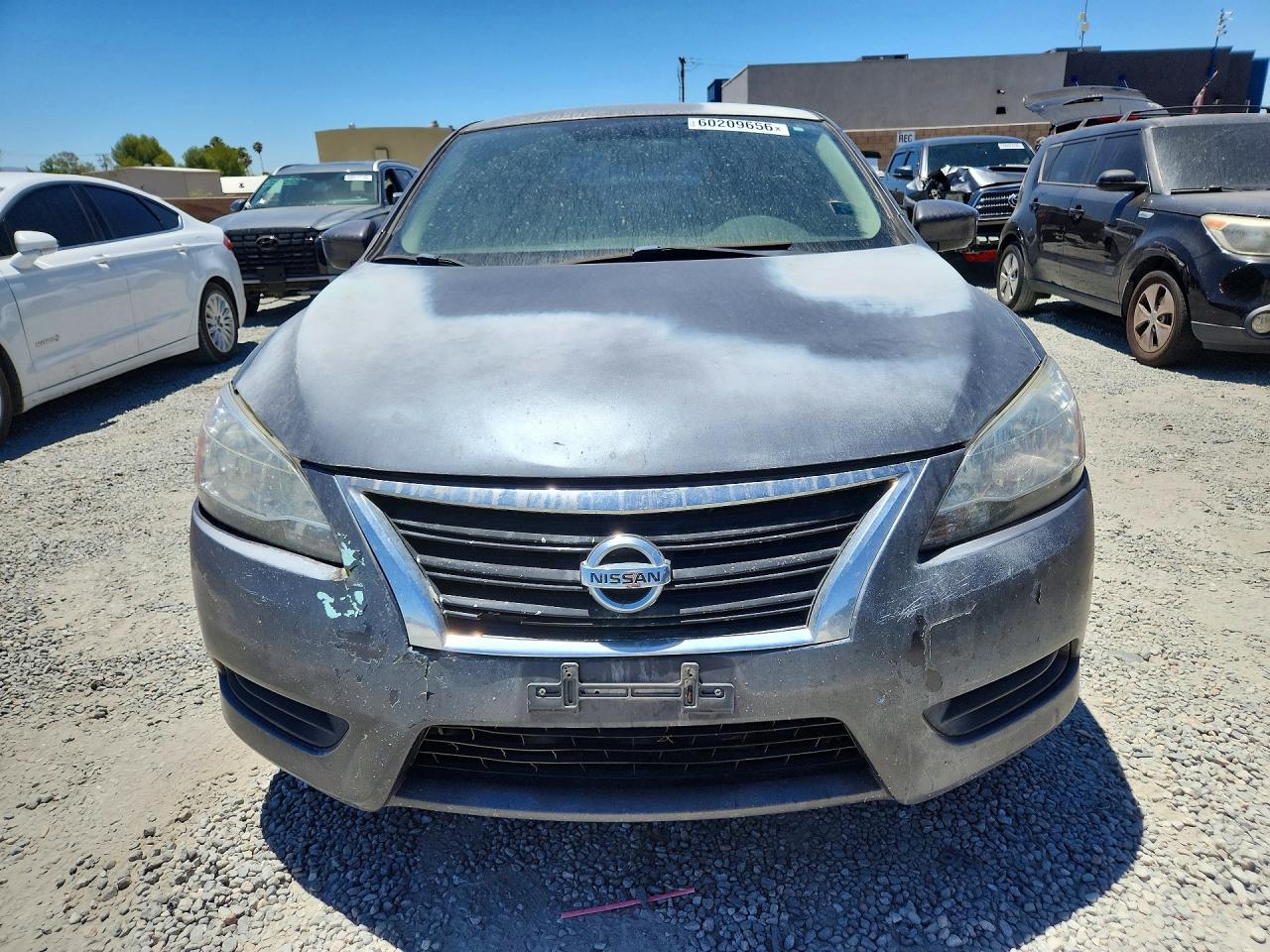 2014 Nissan Sentra Sv Gray vin: 3N1AB7AP5EL671521