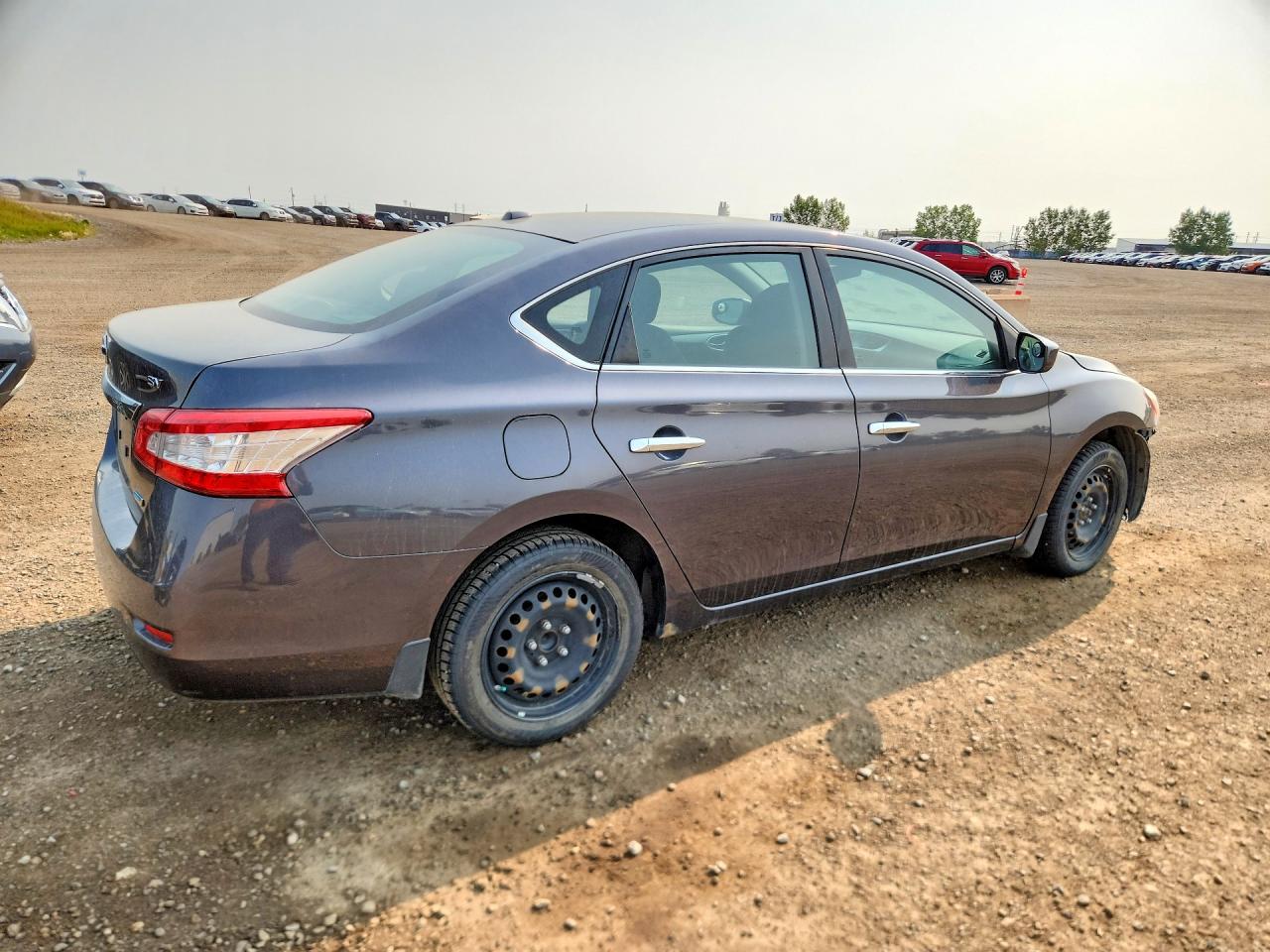 2014 Nissan Sentra S Gray vin: 3N1AB7AP5EL681238