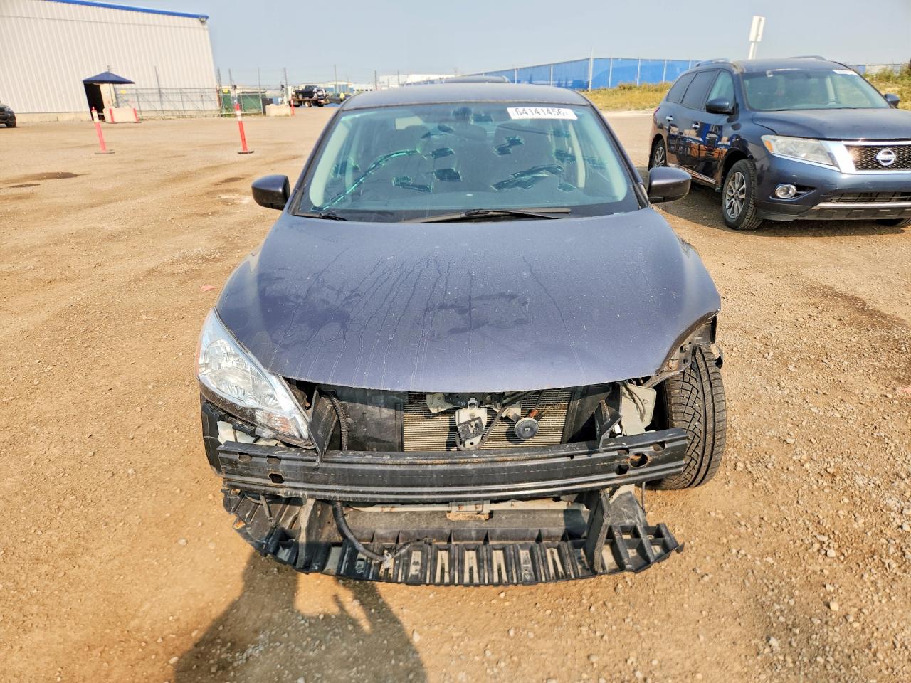 2014 Nissan Sentra S Gray vin: 3N1AB7AP5EL681238