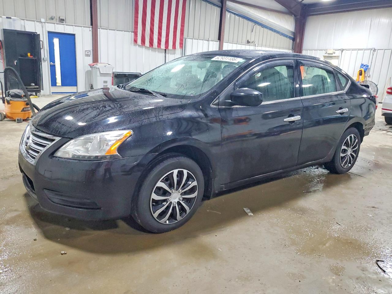 2014 Nissan Sentra S Black vin: 3N1AB7AP5EL684401