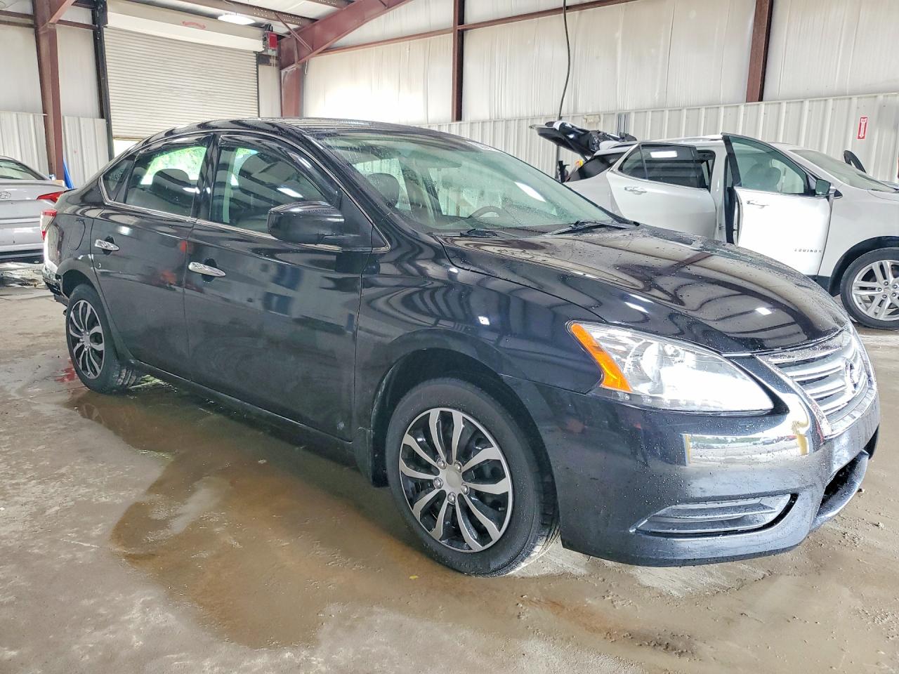 2014 Nissan Sentra S Черный vin: 3N1AB7AP5EL684401