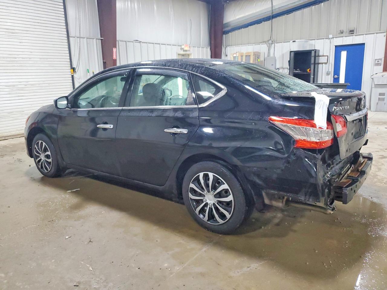 2014 Nissan Sentra S Черный vin: 3N1AB7AP5EL684401