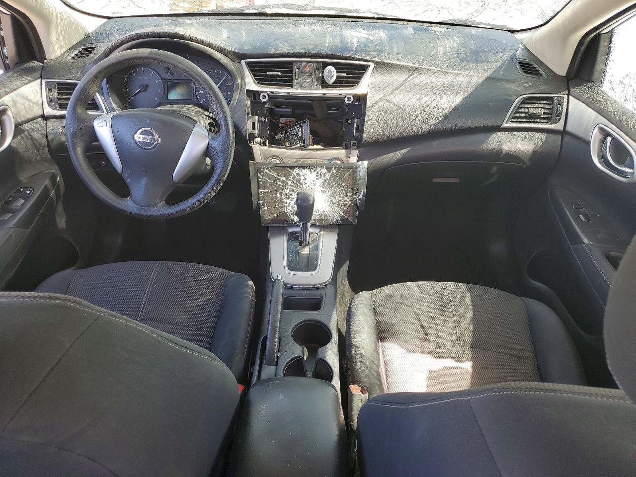 2014 Nissan Sentra S White vin: 3N1AB7AP5EL684592