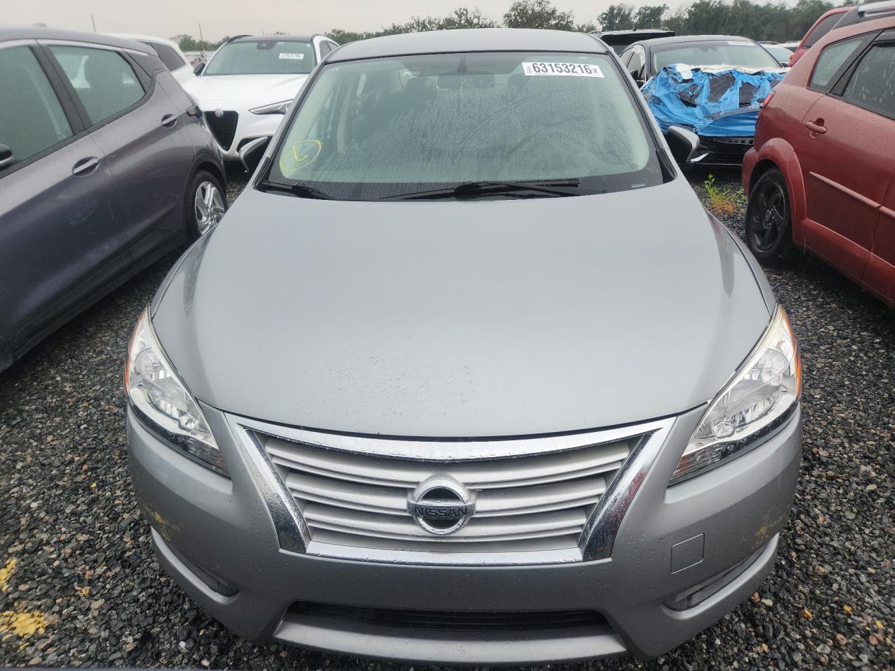 2014 Nissan Sentra S Silver vin: 3N1AB7AP5EL694734