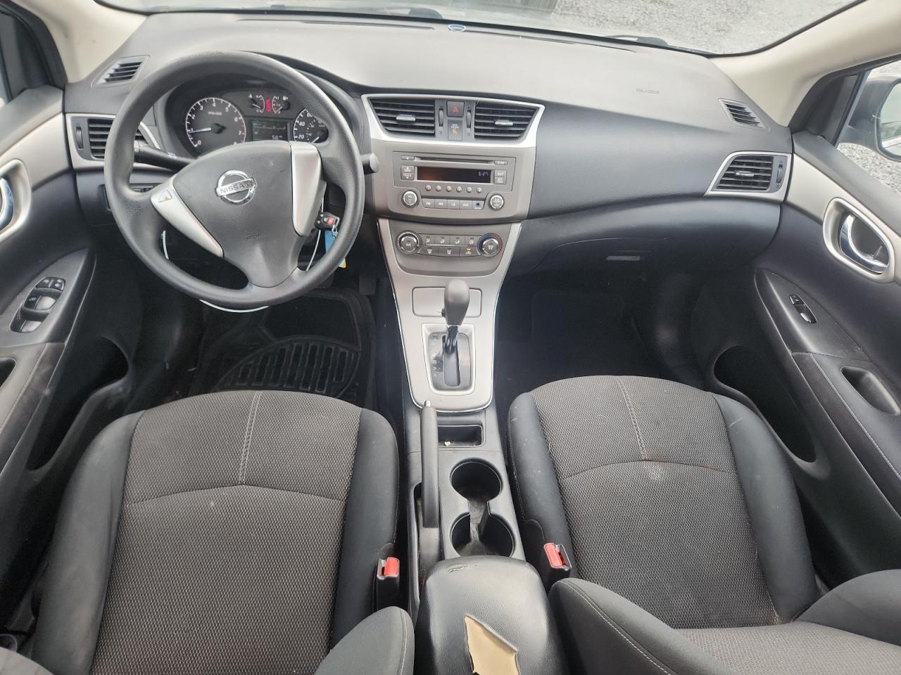 2014 Nissan Sentra S Silver vin: 3N1AB7AP5EL694734