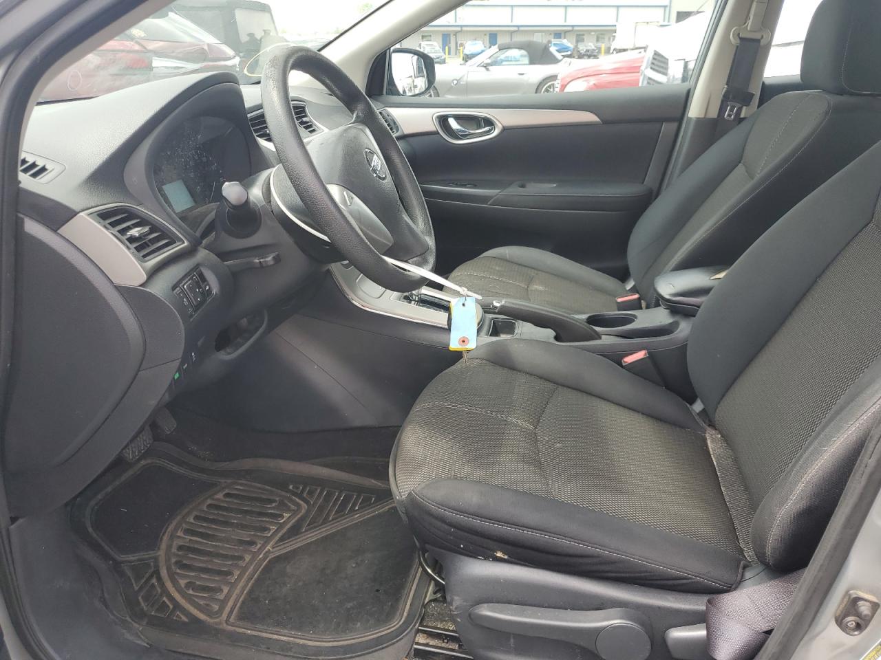2014 Nissan Sentra S Silver vin: 3N1AB7AP5EL694734