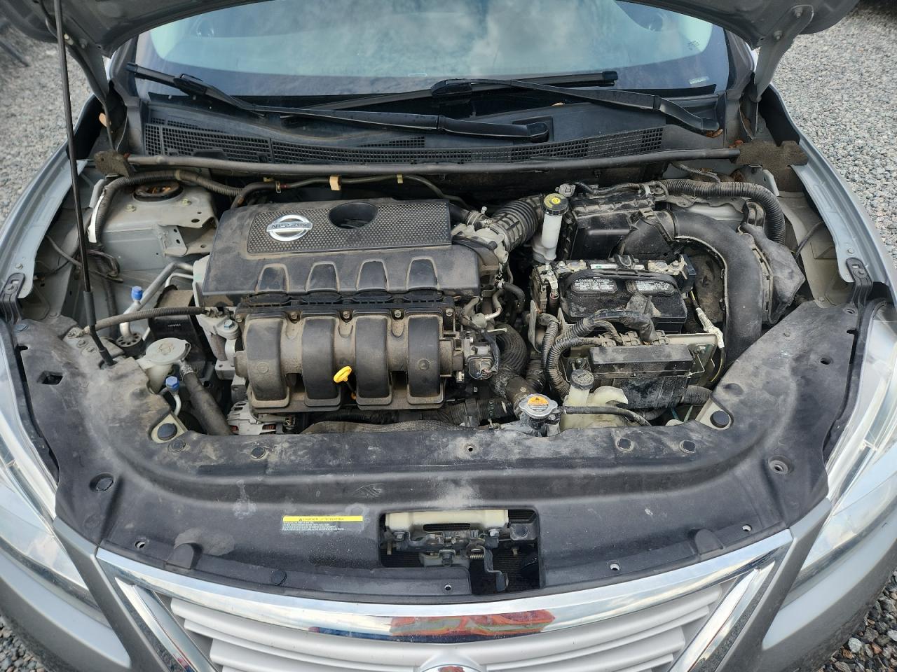 2014 Nissan Sentra S Silver vin: 3N1AB7AP5EL694734