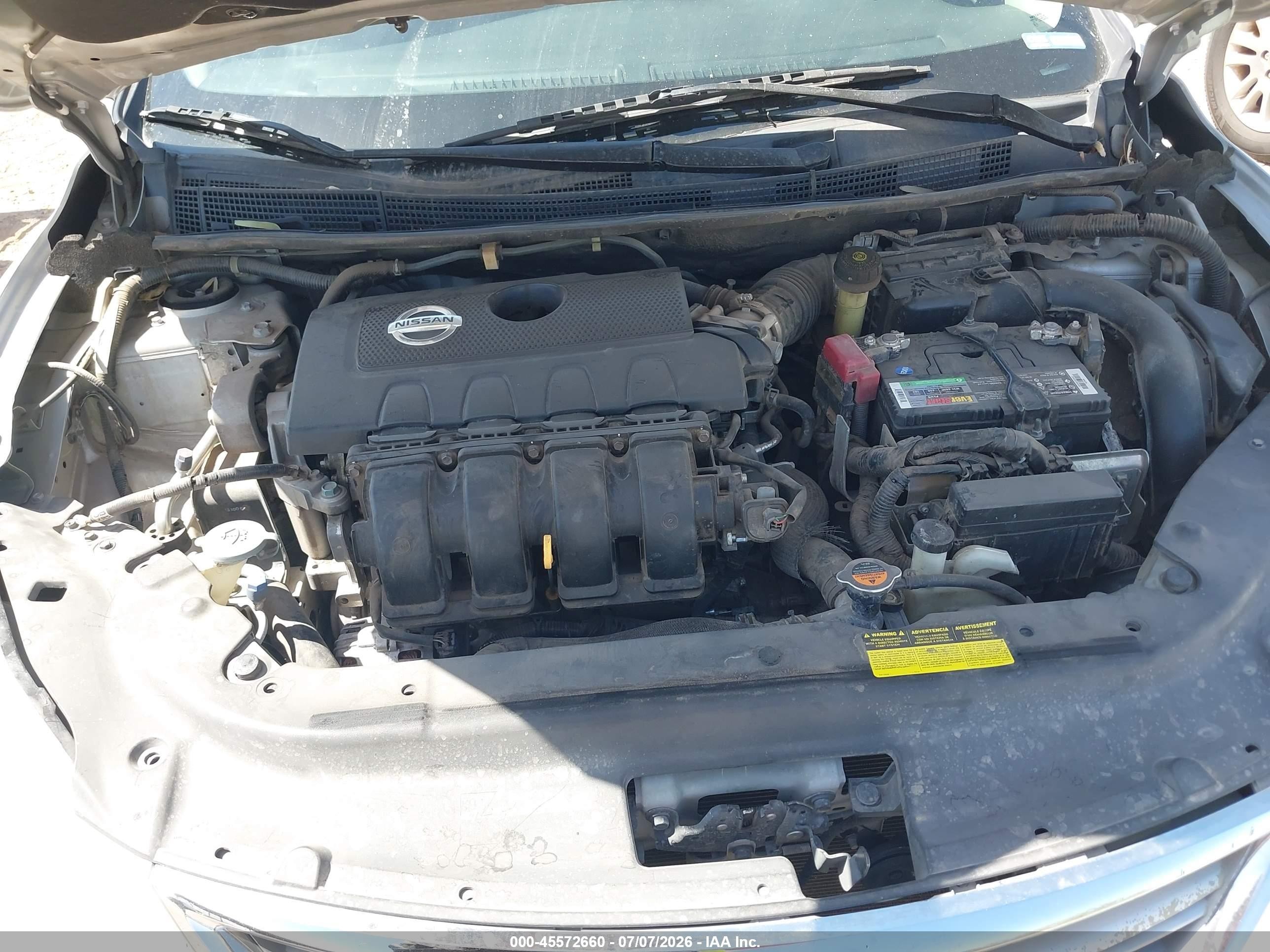 2014 Nissan Sentra S Silver vin: 3N1AB7AP5EY206126
