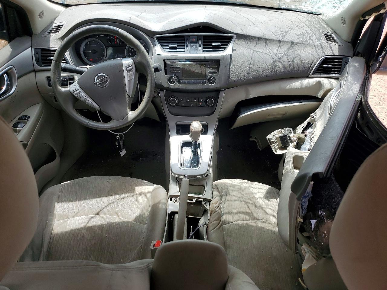 2014 Nissan Sentra Sv Blue vin: 3N1AB7AP5EY212895